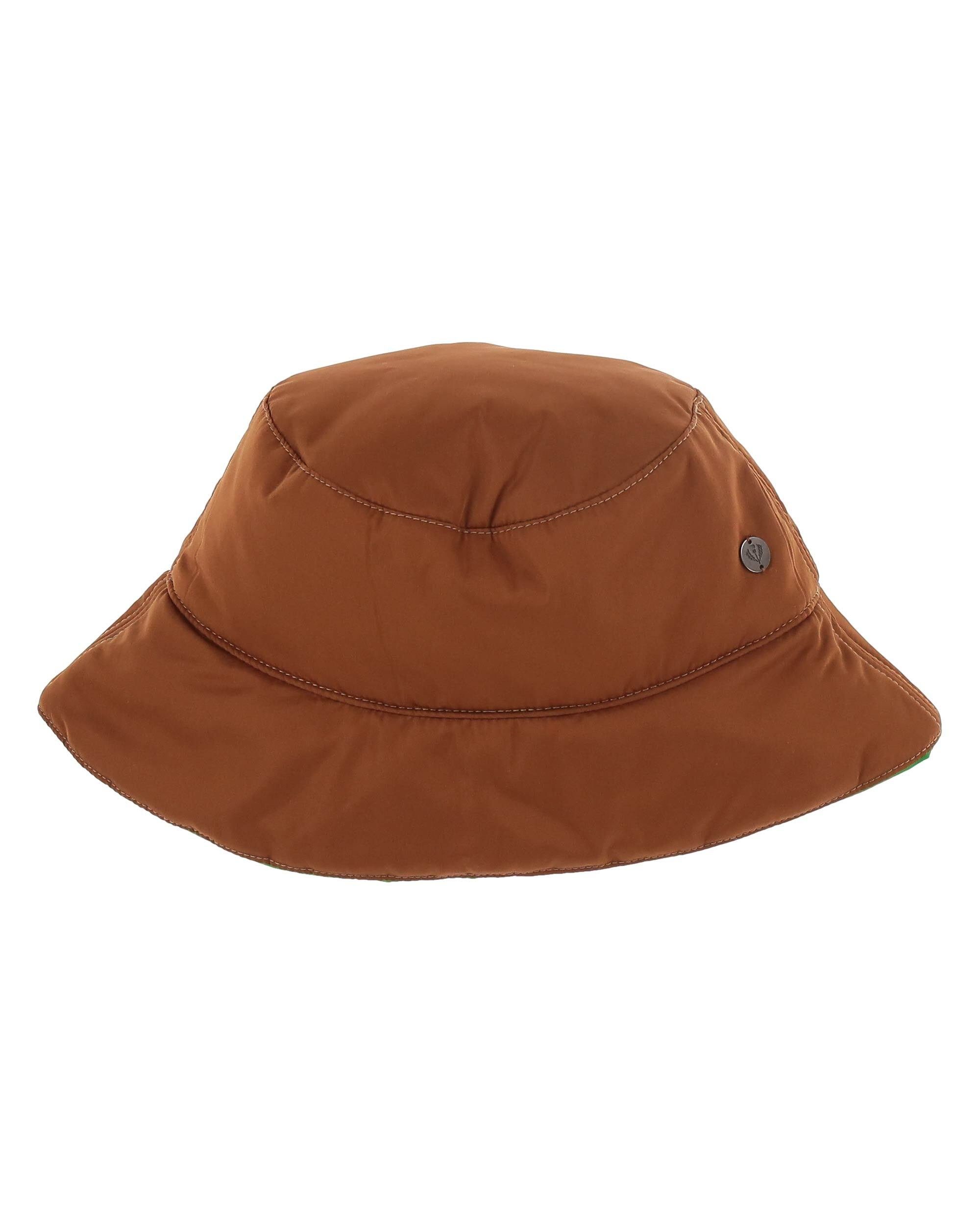 Fraas Strickmütze Polyester Bucket Hat (1-St) cognac