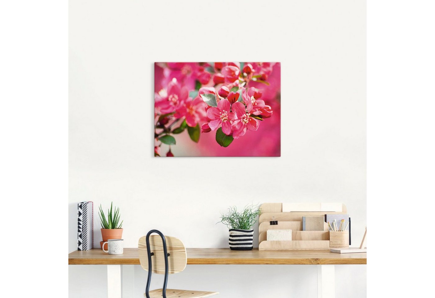 Artland Wandbild »Holzapfelblüte 1«, Blumen (1 Stück), in vielen Größen & Produktarten -Leinwandbild, Poster, Wandaufkleber / Wandtattoo auch für Badezimmer geeignet-kaufen