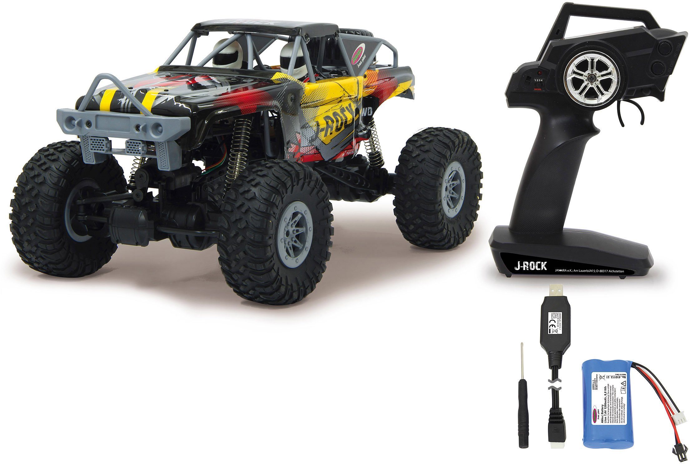 Jamara RC-Monstertruck J-Rock Crawler 4WD 1:10 2,4 GHz