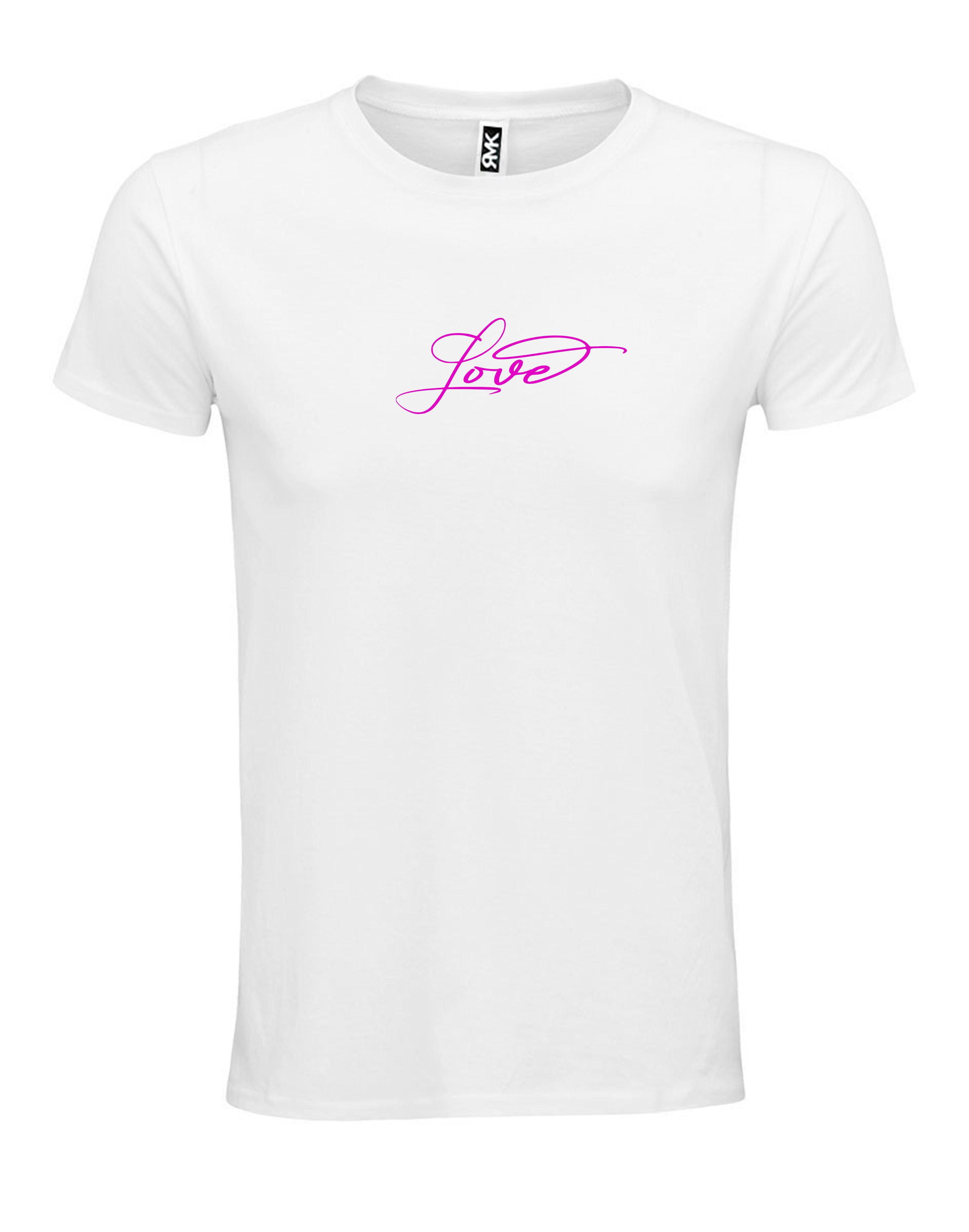 RMK T-Shirt Damen Shirt Top Sommer Basic Rundhals Love Liebe aus Baumwolle günstig online kaufen