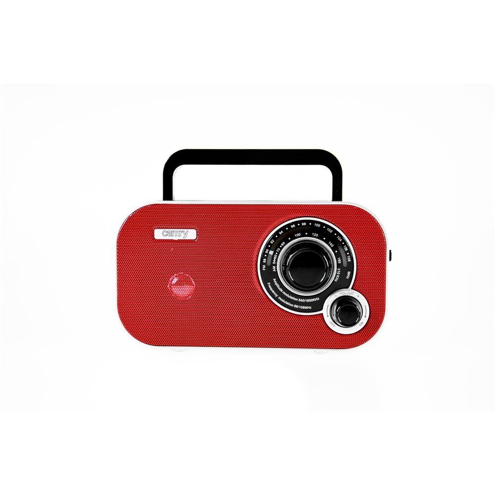 Camry CR 1140 Radio (Tragbares AM FM Radio mit Griff, Batterie oder Netzbetrieben)