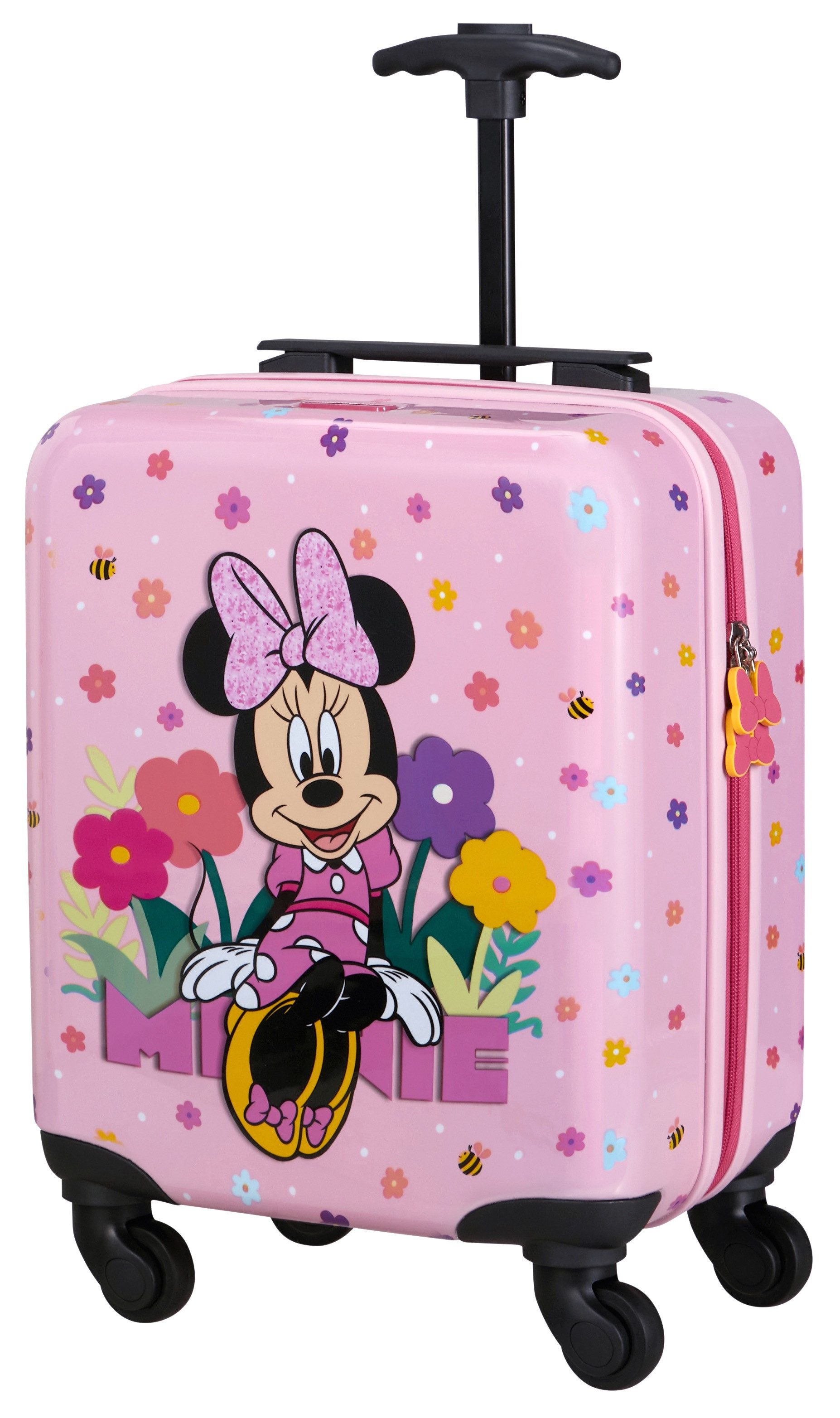 Samsonite Kinderkoffer DAYDREAM DISNEY, Minnie Flower Power, 4 Rollen, Kinder-Reisegepäck Kindertrolley