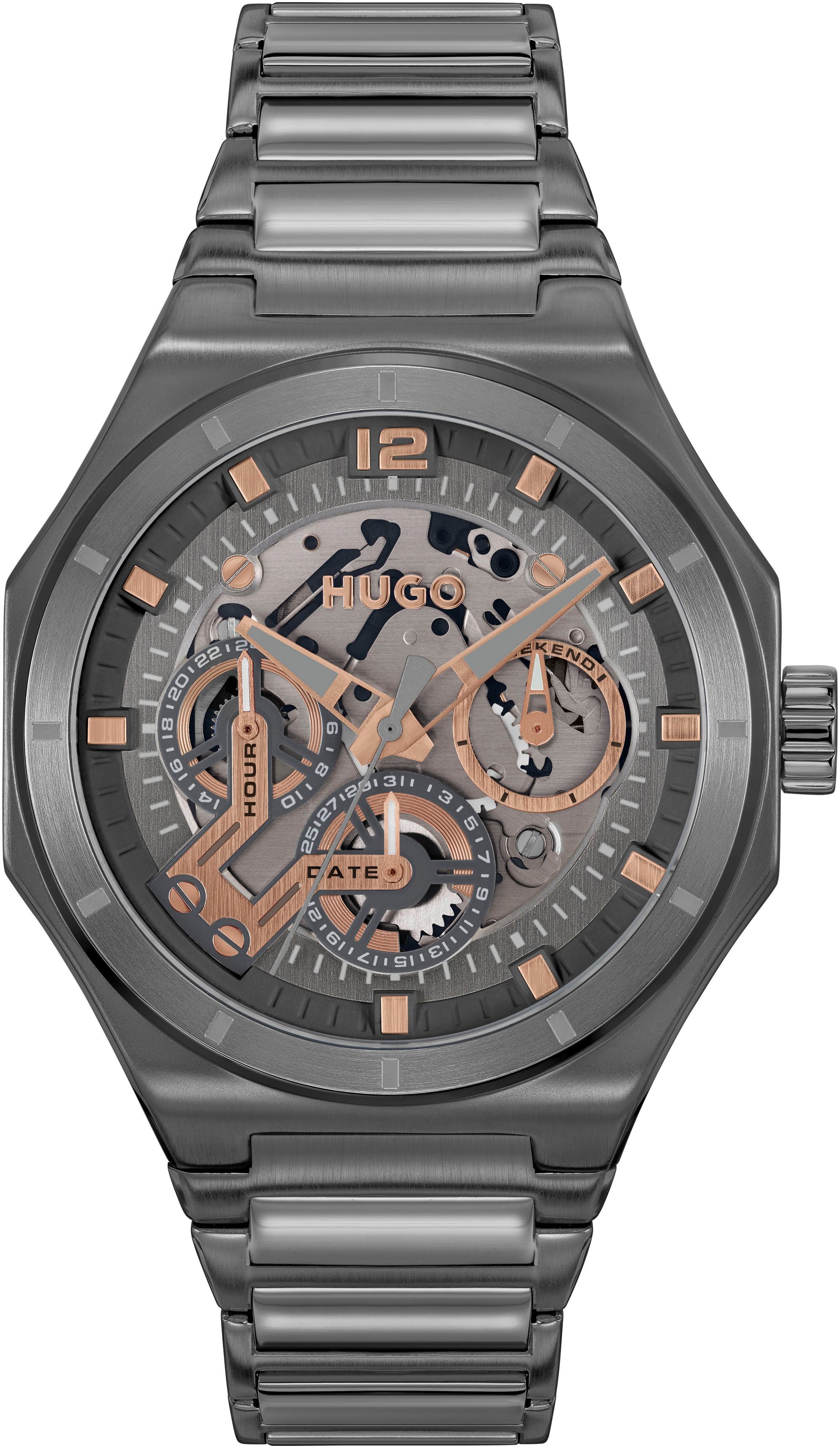 HUGO Multifunktionsuhr #GRAIL SKELETON 1530378, Armbanduhr, günstig online kaufen