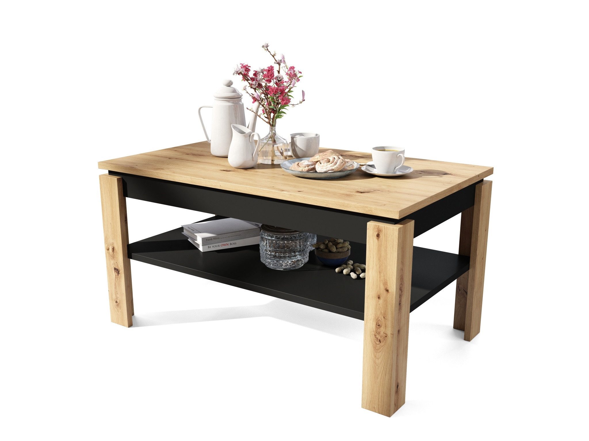 designimpex Couchtisch Design Asti-P Tisch höhenverstellbar 55 - 67cm Essti günstig online kaufen