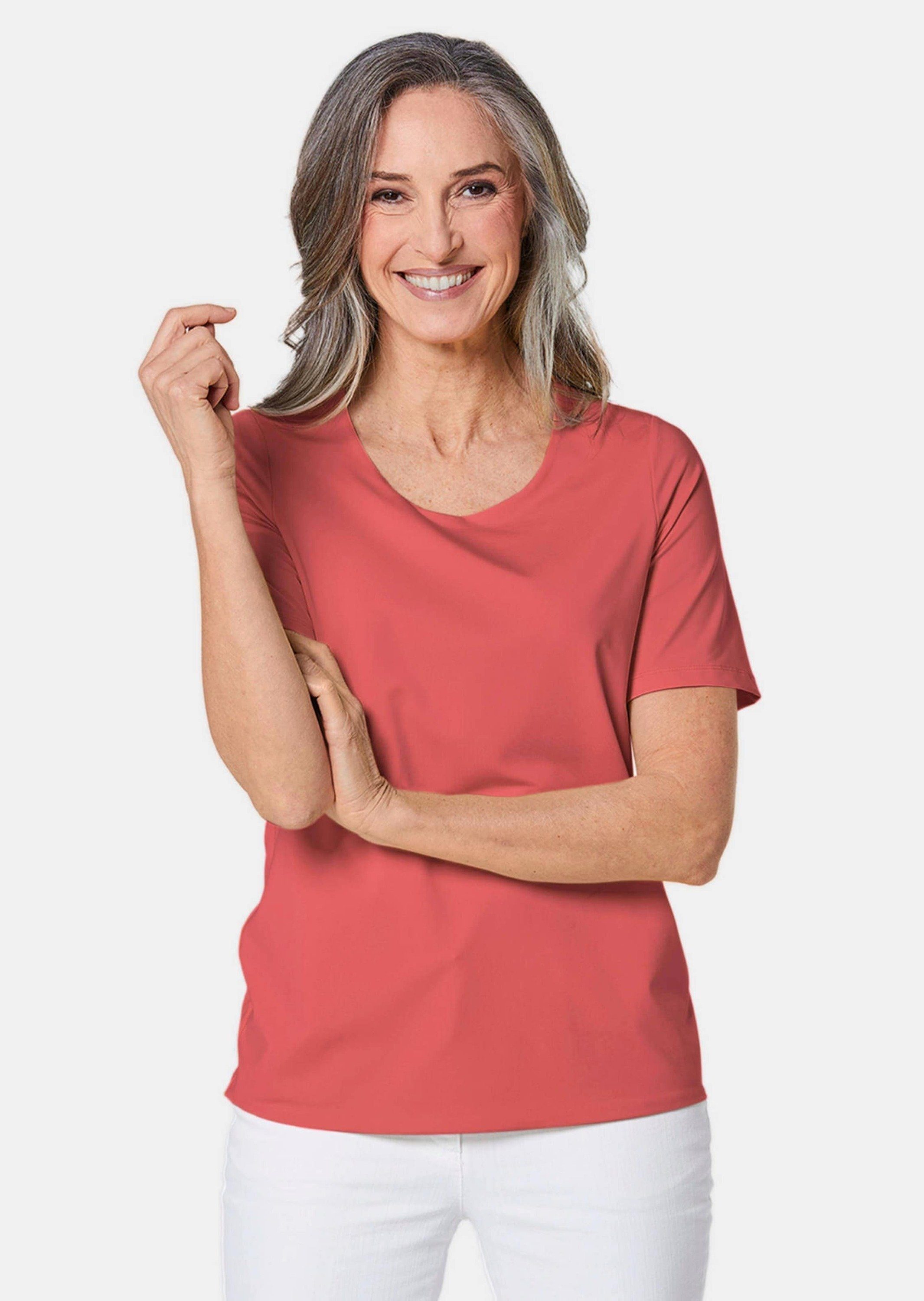 GOLDNER T-Shirt Gepflegtes Shirt in formstabiler günstig online kaufen