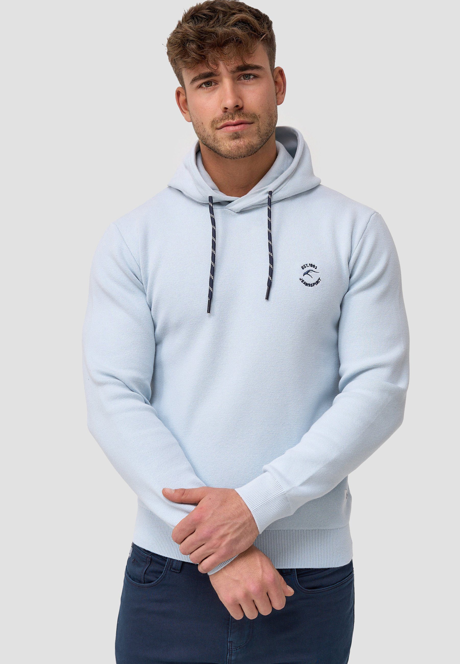 Indicode Hoodie Herren Longview Sweatshirt Kapuze Herrenhoodie (Kapuzenpullover)