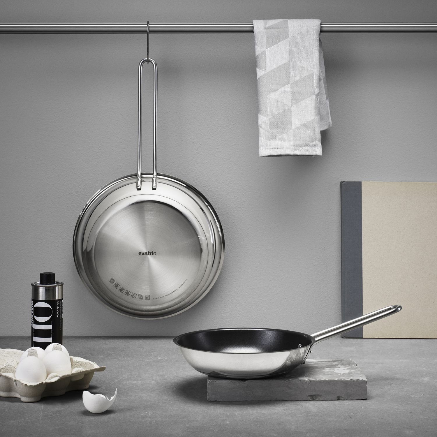 Eva Solo Bratpfanne Antihaftbeschichtung 28 cm, Edelstahl, Aluminium