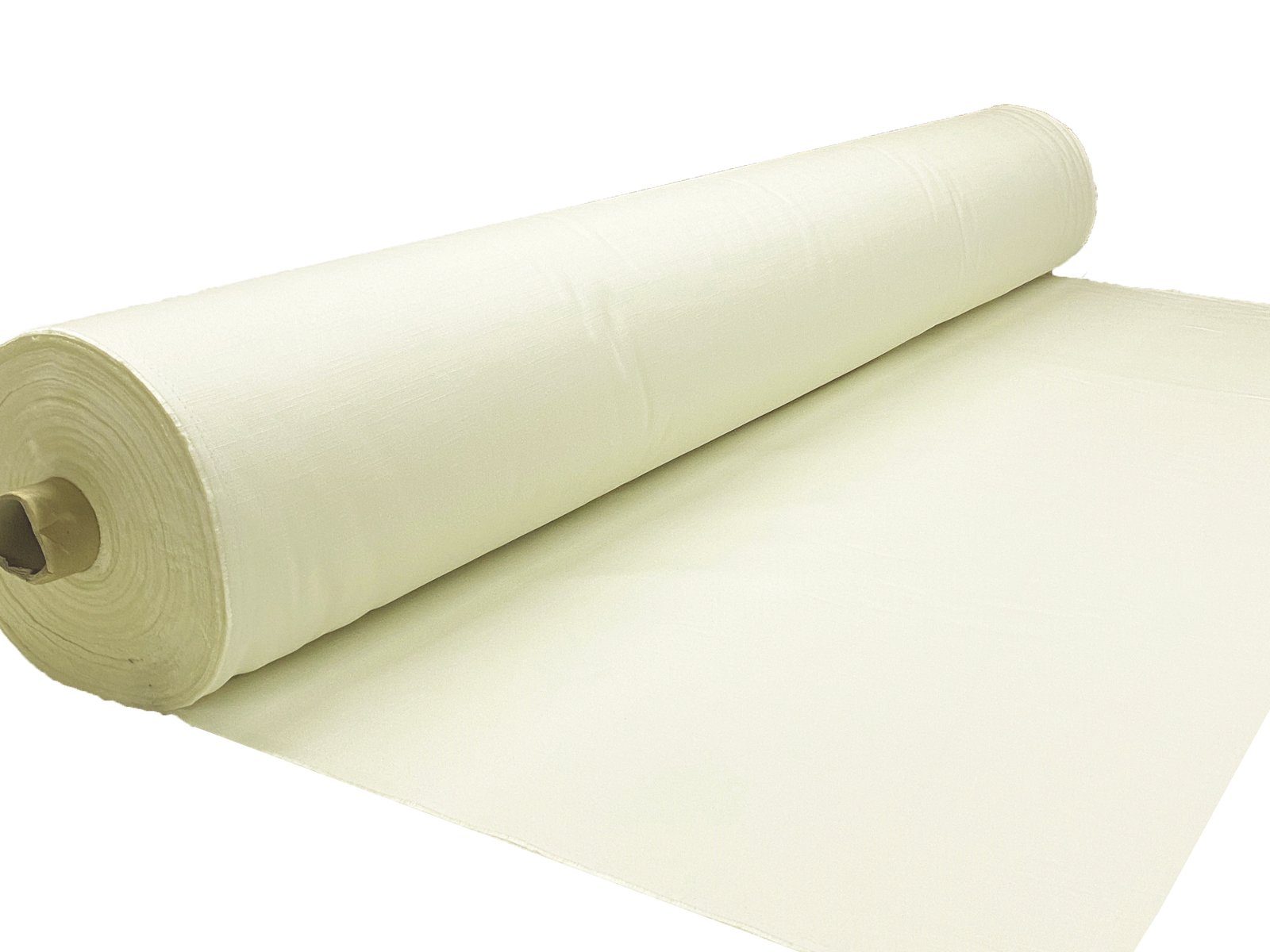beties Stoff Reststoffe Meterware, Farbenspiel 100% Baumwolle Halbpanama mit Slups (elfenbein)