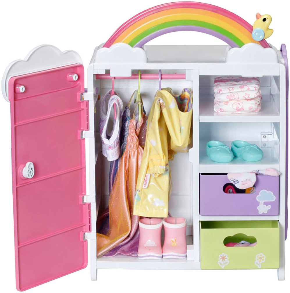 Baby Born Puppenkleiderschrank Regenbogen, mit Licht- und Soundeffekt – Bild 5 von 5