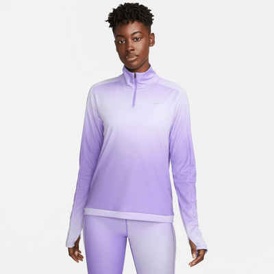 Nike Laufshirt Dri-FIT Swoosh Women's Printed Half-Zip Top