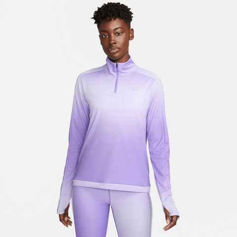 Nike Laufshirt Dri-FIT Swoosh Women's Printed Half-Zip Top