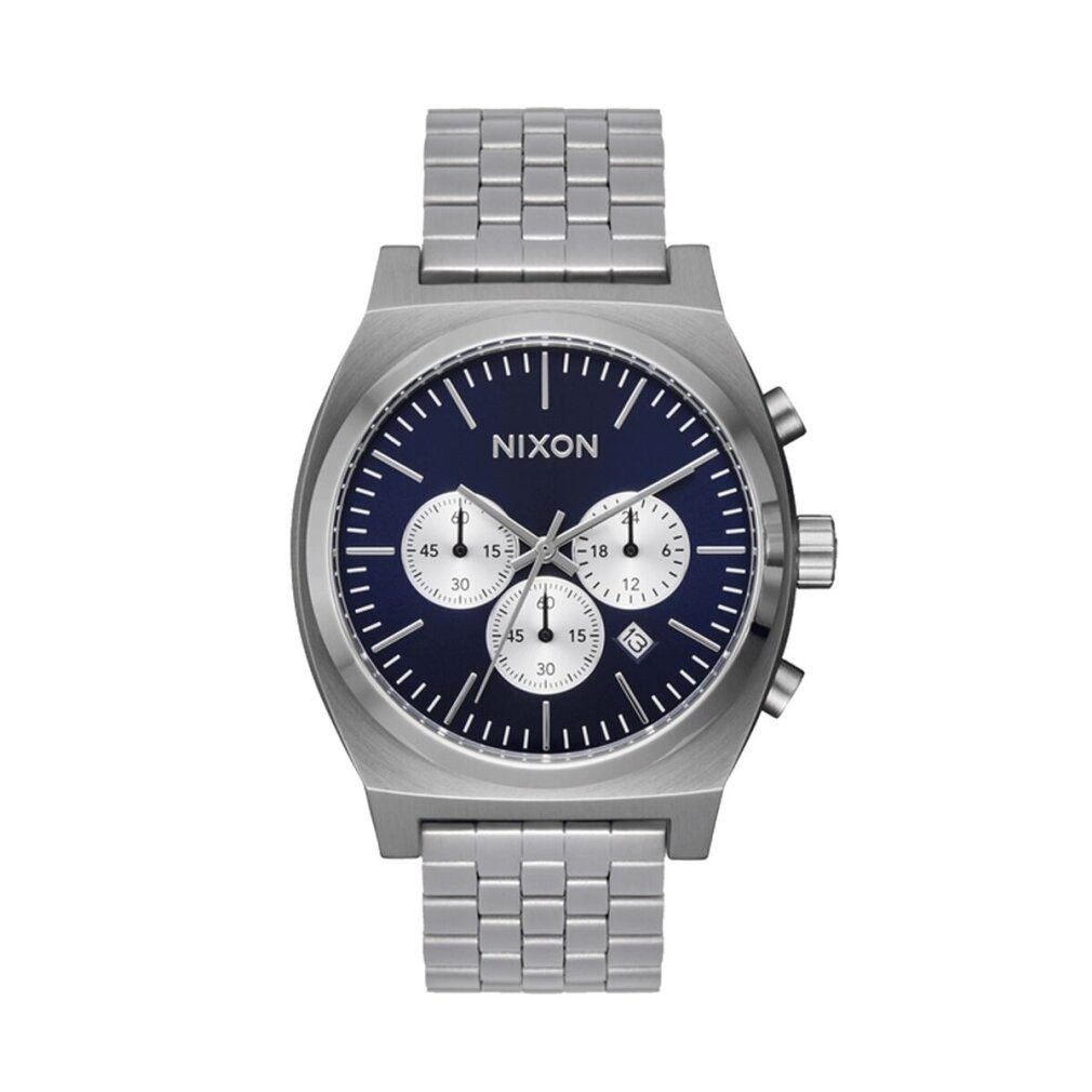 Nixon Luxusuhr Herrenuhr TIME TELLER Silberfarben