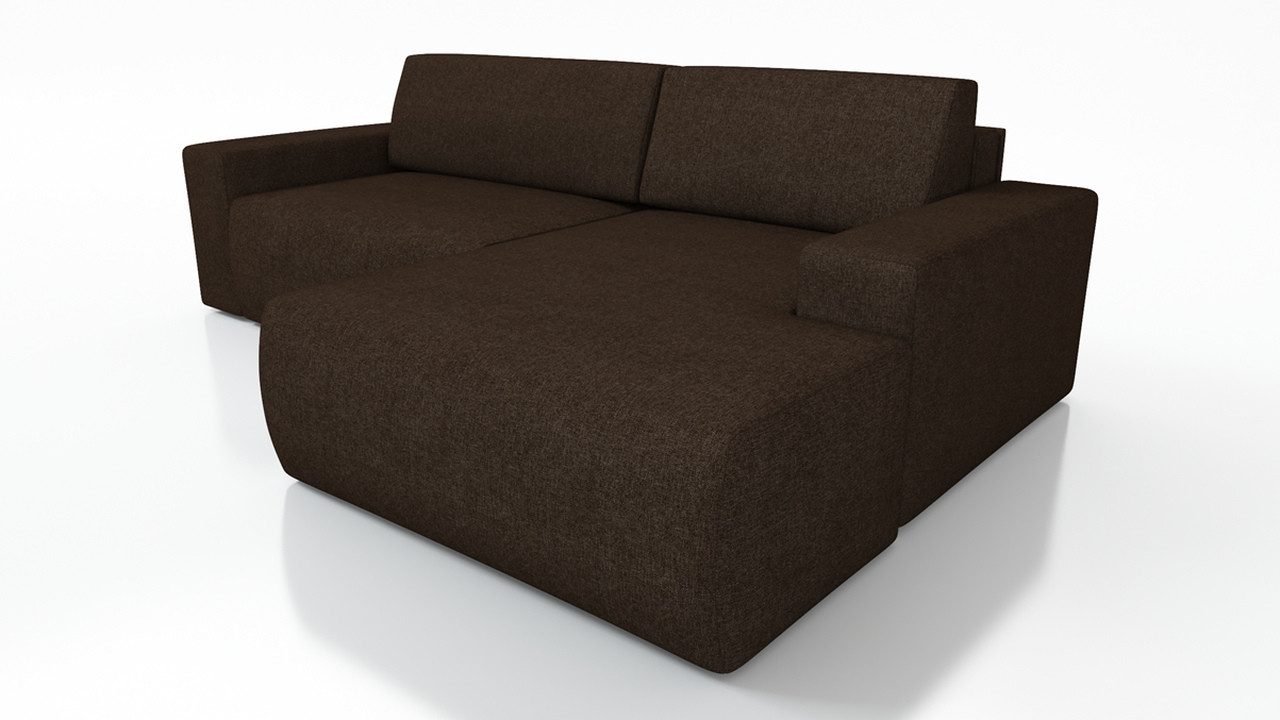 A&J MöbelLand GmbH Ecksofa TOTI mit Bettkasten und Schlaffunktion Bonel