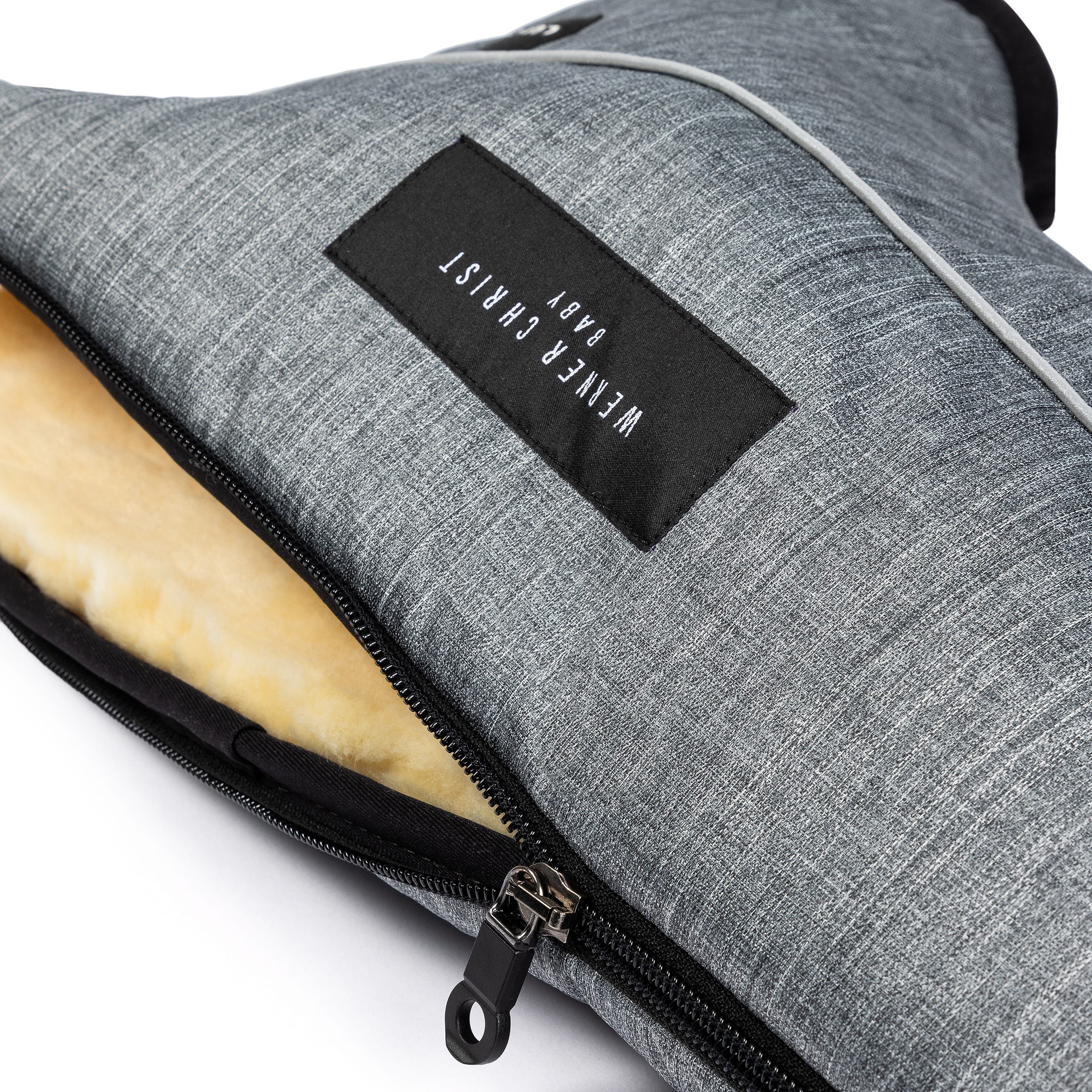 Werner Christ Baby Fäustlinge MOFFY LUXE MUFF mit vollfelligem Innenteil