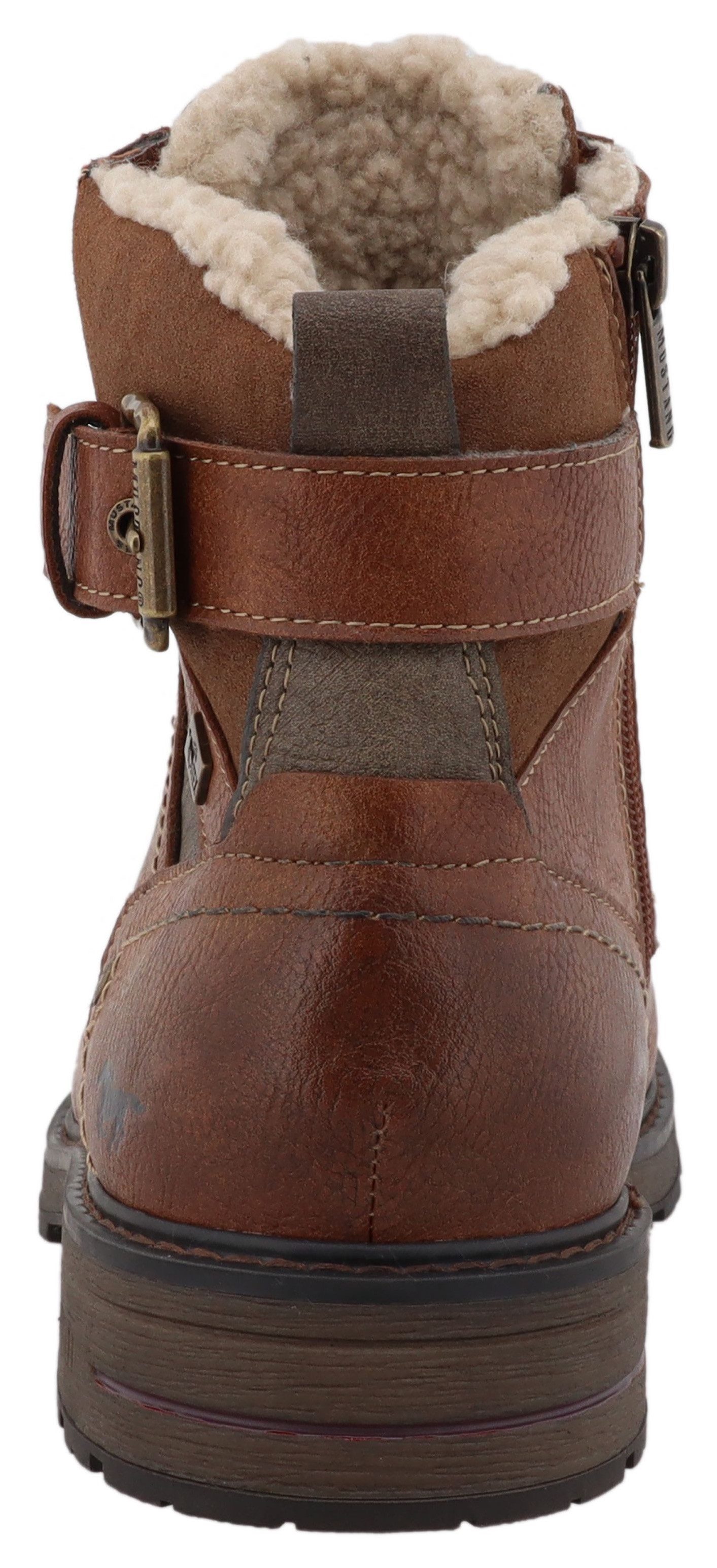 Mustang Shoes Marian Winterstiefelette Stiefelette, Boots mit praktischem Innenreißverschluss