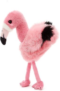 Uni-Toys Kuscheltier Flamingo pink - 18 cm (Höhe) - Plüsch-Vogel - Plüschtier, zu 100 % recyceltes Füllmaterial