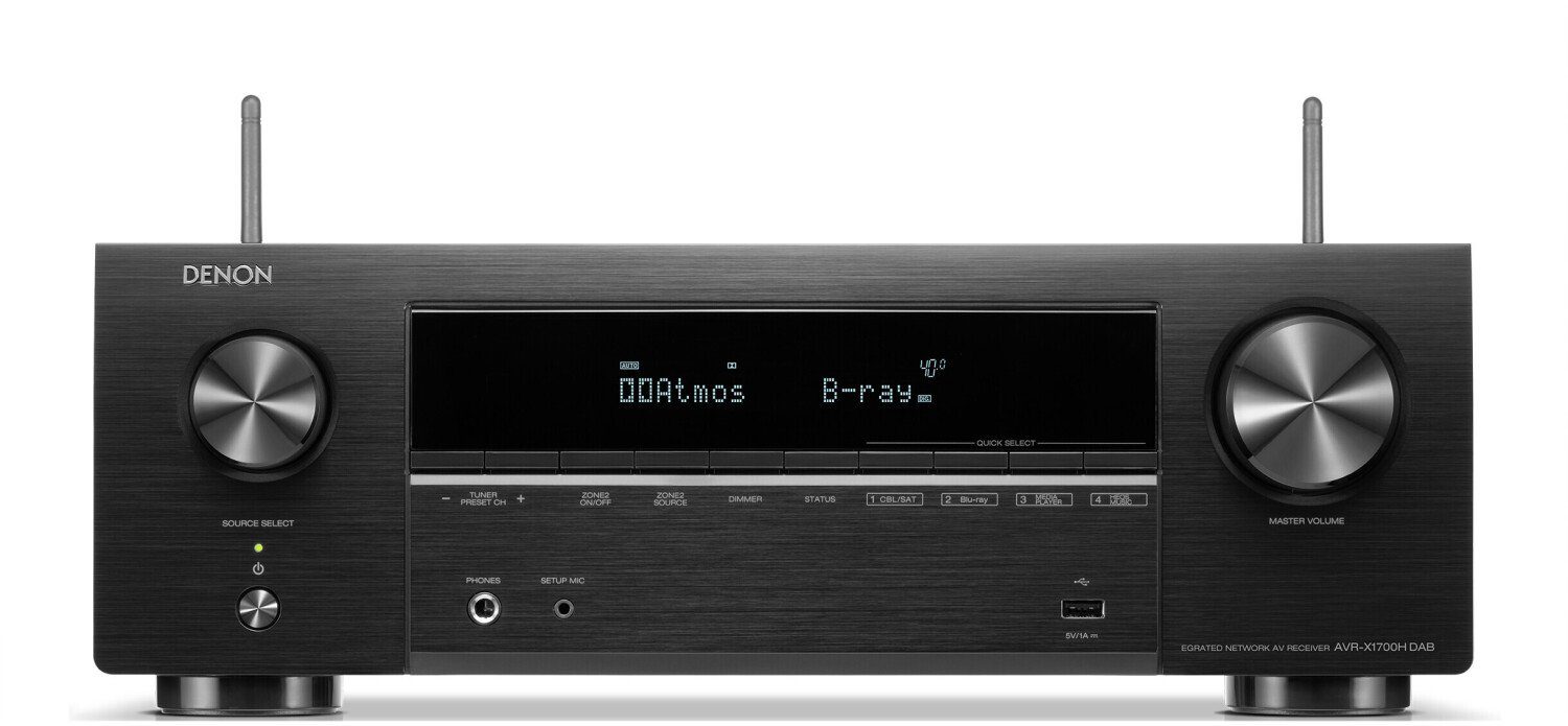 Denon AVR-X1700H DAB Audioverstärker