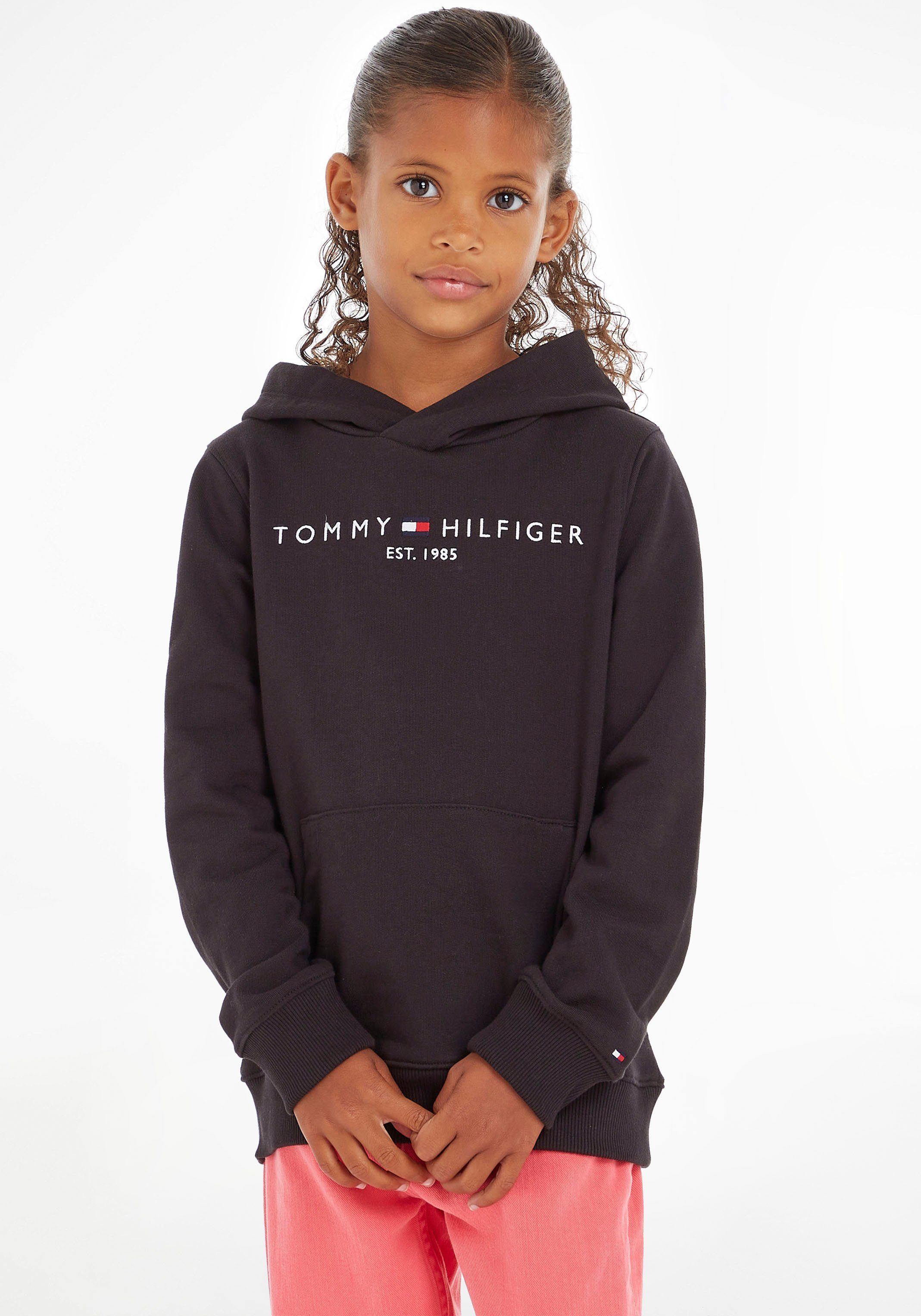 Tommy Hilfiger Kapuzensweatshirt ESSENTIAL Junior MiniMe,für HOODIE Kinder Jungen Kids und Mädchen