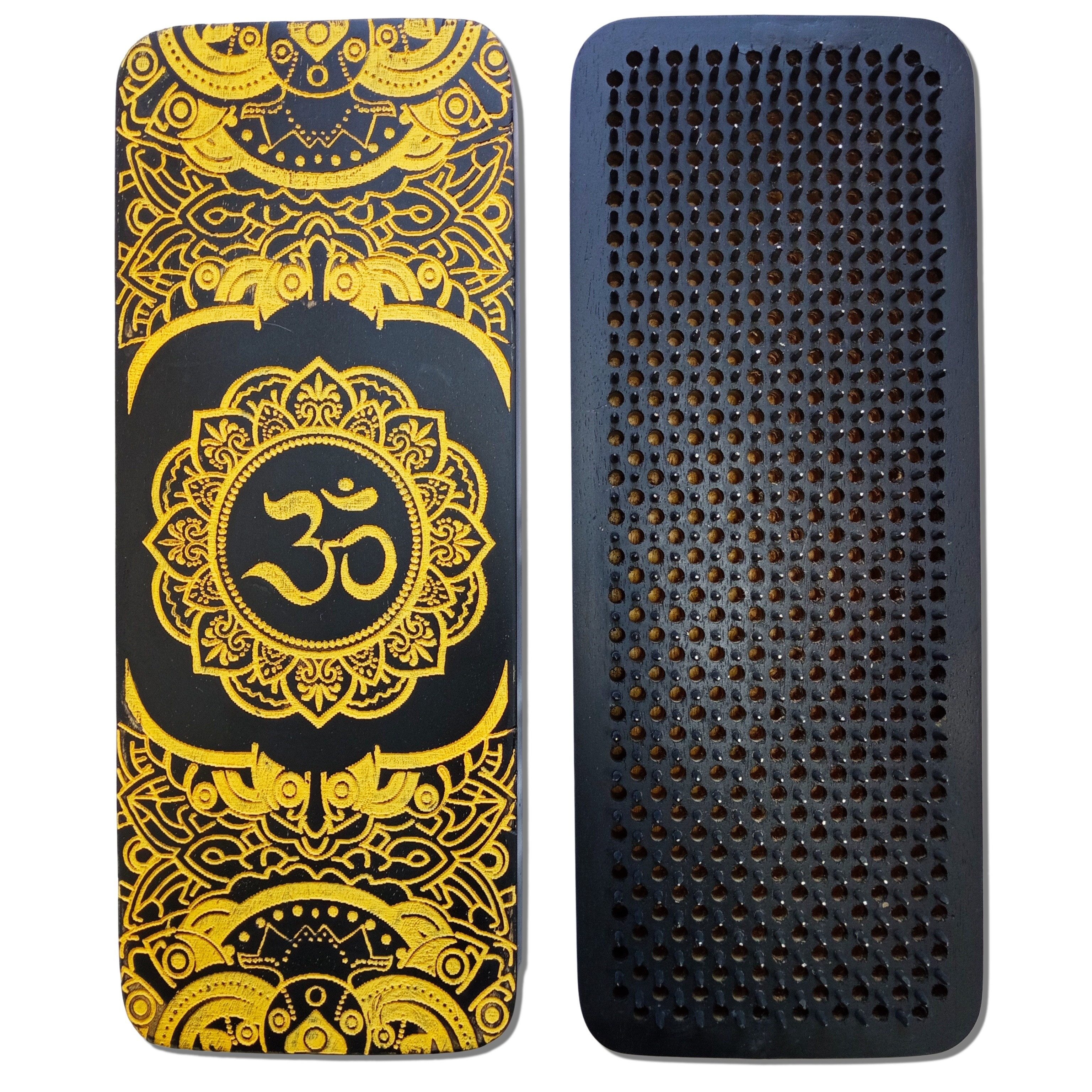 Yogablock Sadhu Board Mangoholz Nagelbrett, 100% Handgemacht, 3 Größen: