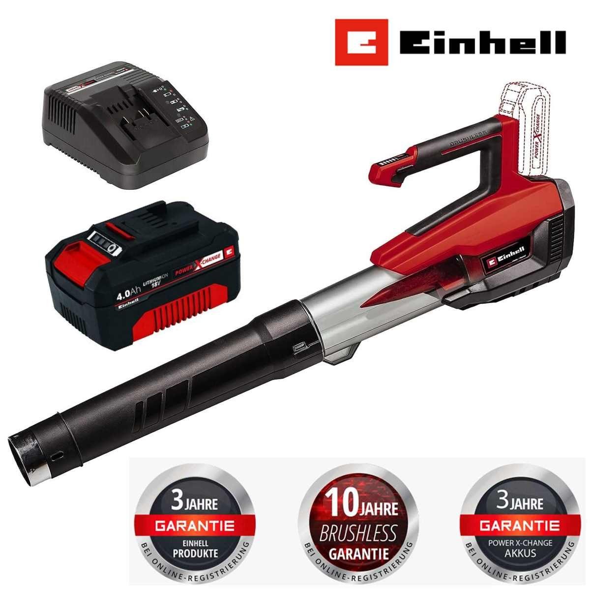 Einhell AkkuLaubbläser Einhell GPLB 18/200 Li E bürstenloser Motor