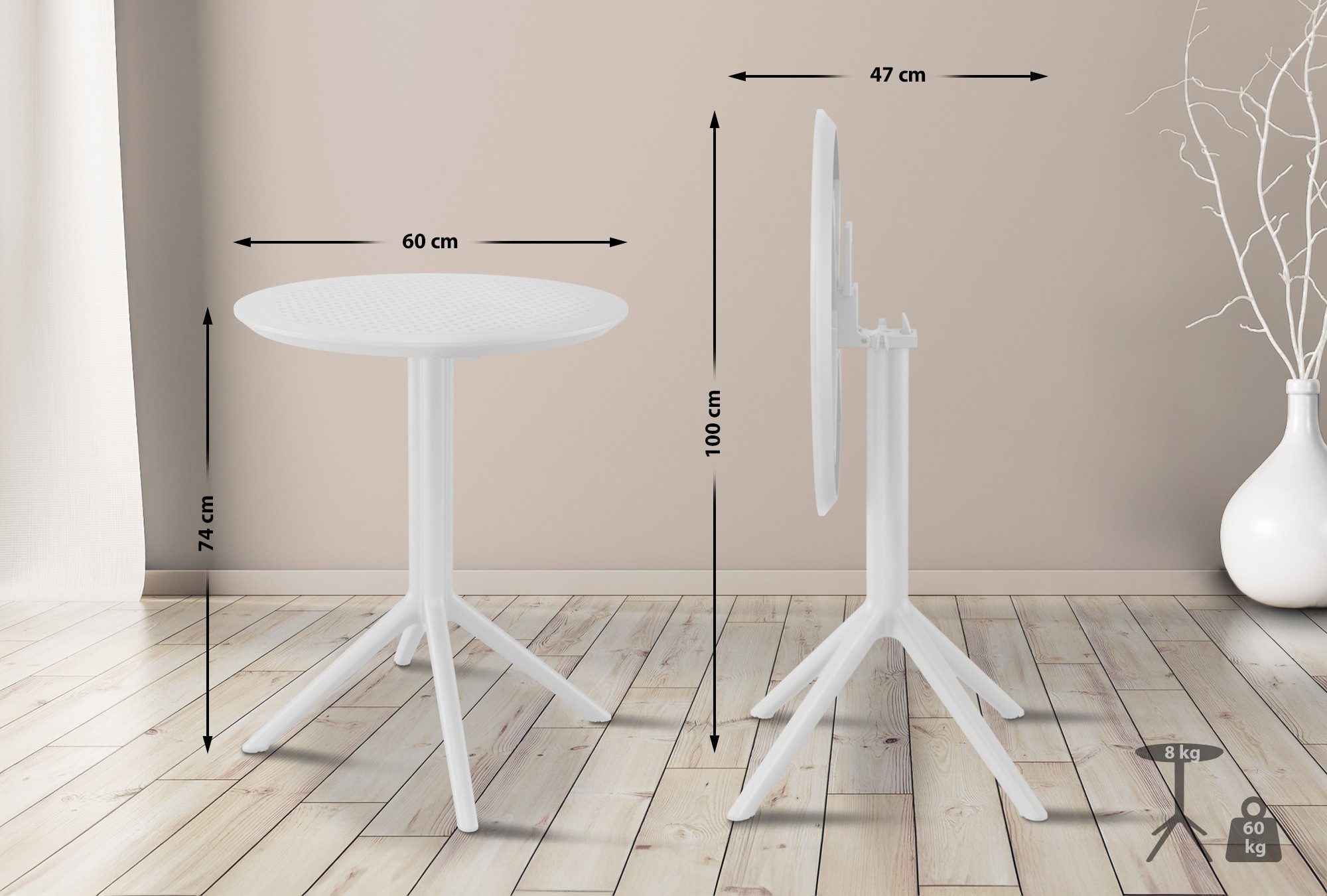 CLP Gartentisch Sky, Rund Oder Eckig günstig online kaufen
