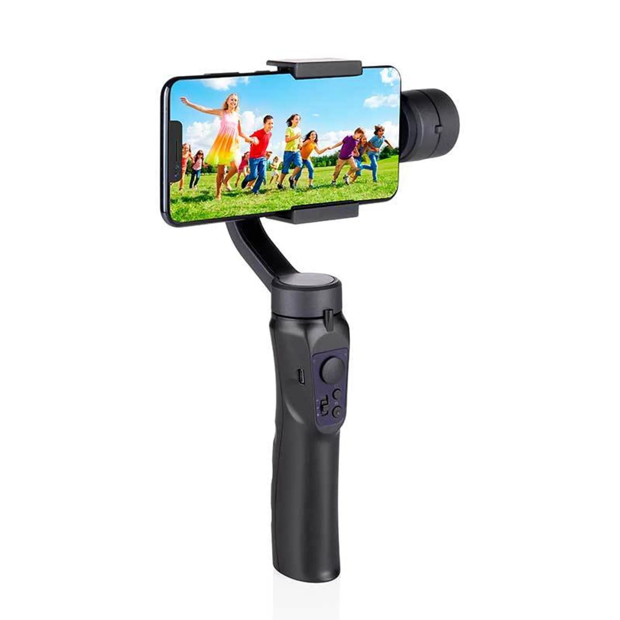 habeig Stabilisator Handystabilisator GRUNDIG Selfie Stick Stativ Gimbal (Schwenken, Rollen, Kippen)