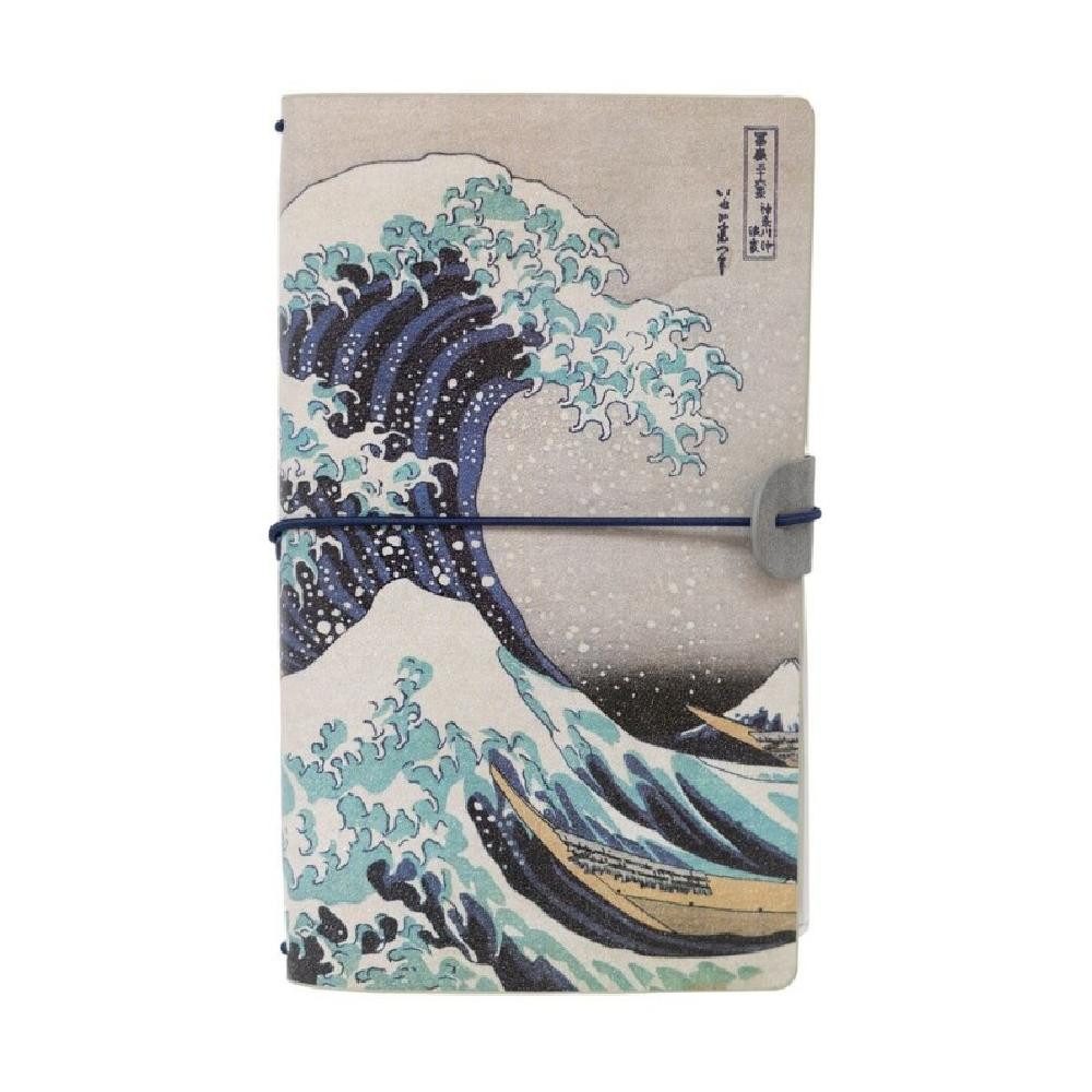 Grupo Erik Notizblock The Great Wave of Kanagawa Hokusai travel Notizbuch