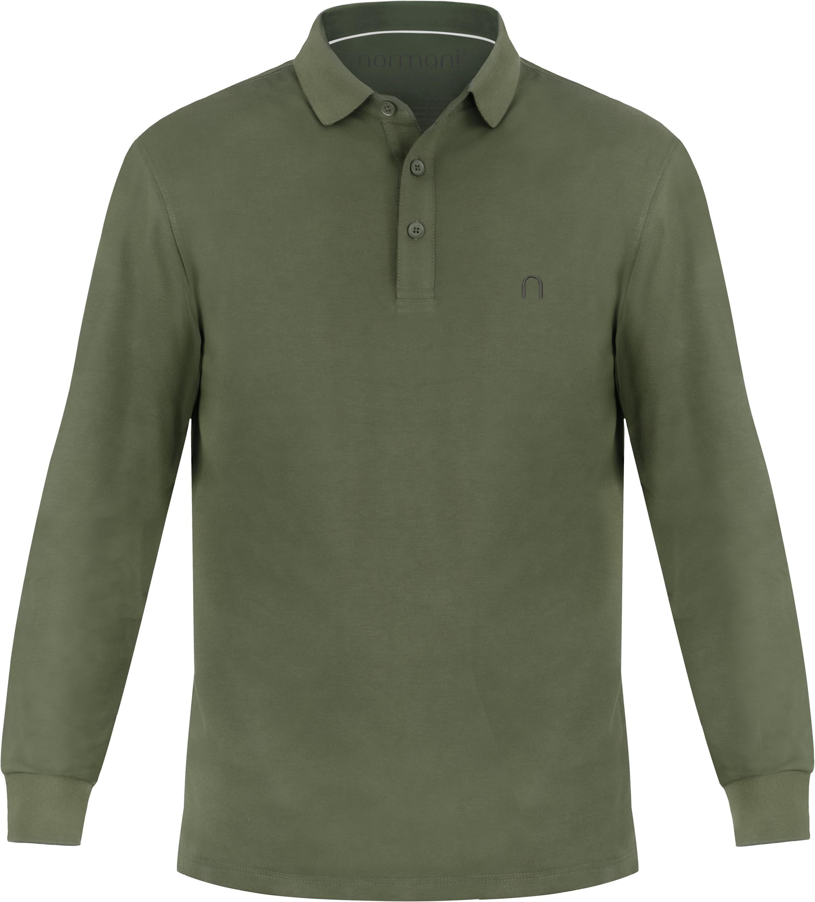 Langarmshirt Herren Langarm Poloshirt Lyroe