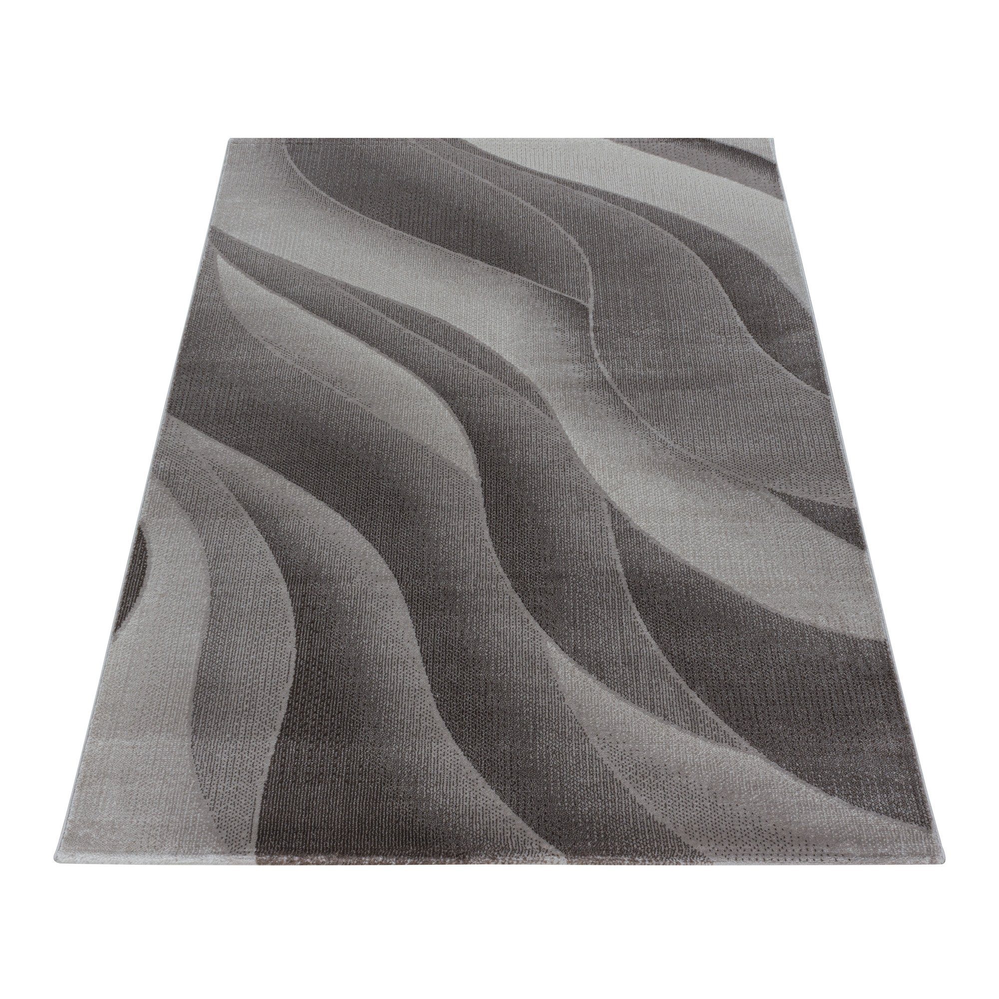 SIMPEX24 Designteppich Wellen Design, Läufer, Höhe: günstig online kaufen