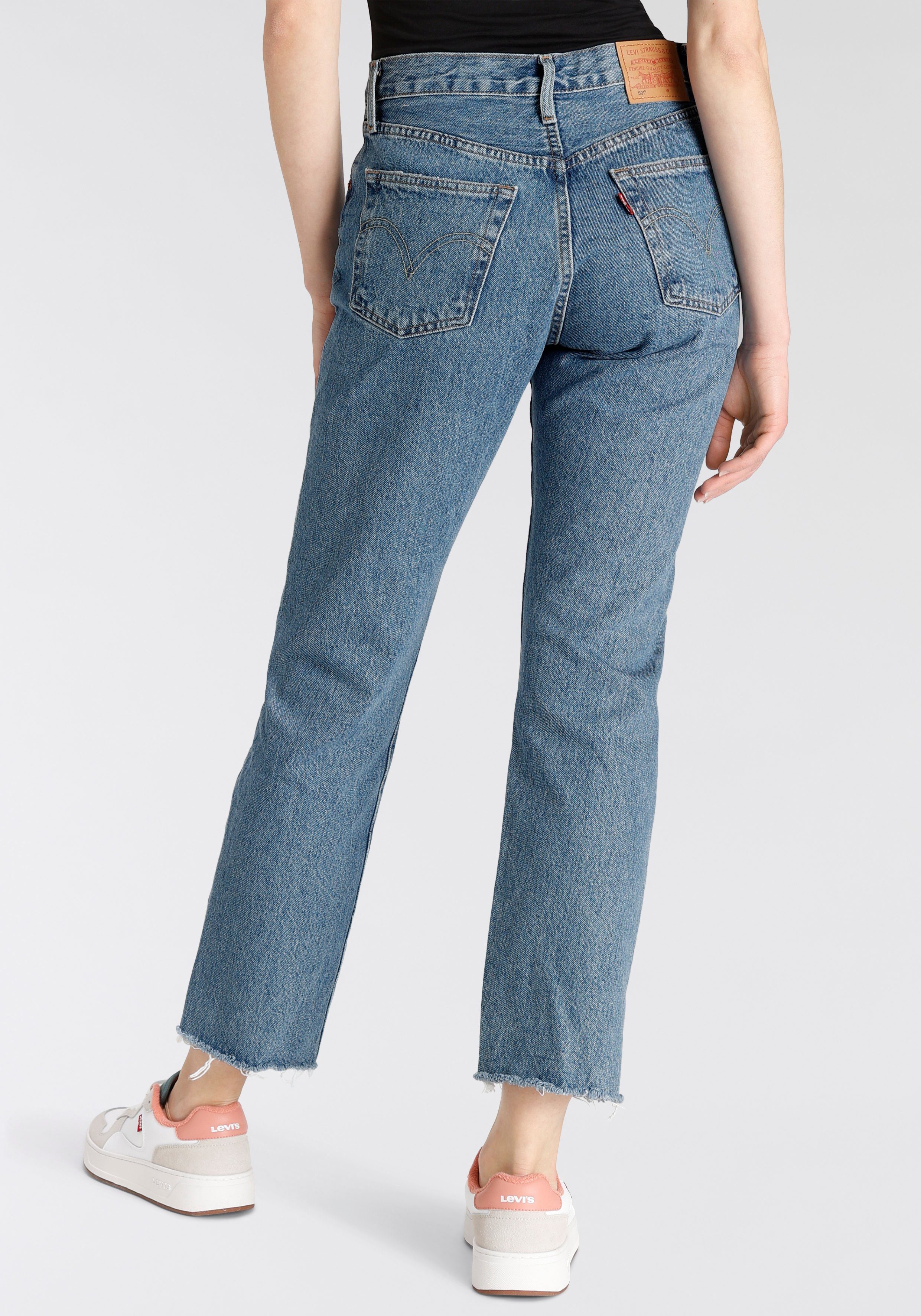 udskiftelig Uden digital Levi's® Regular-fit-Jeans 501 CROP 501 Collection