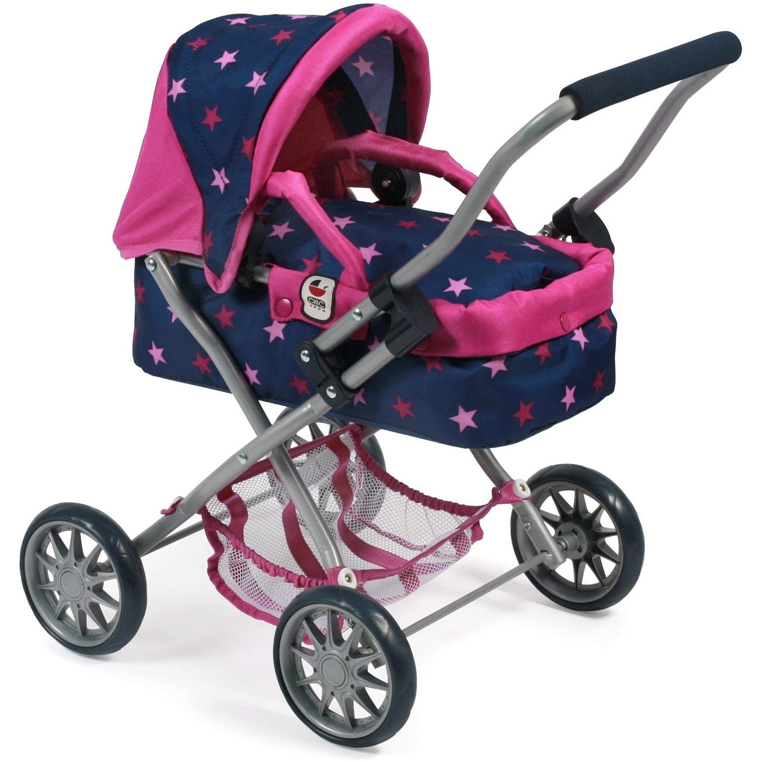 Puppenwagen 555 72 Mini-Kuschelwagen SMARTY, Stars marine