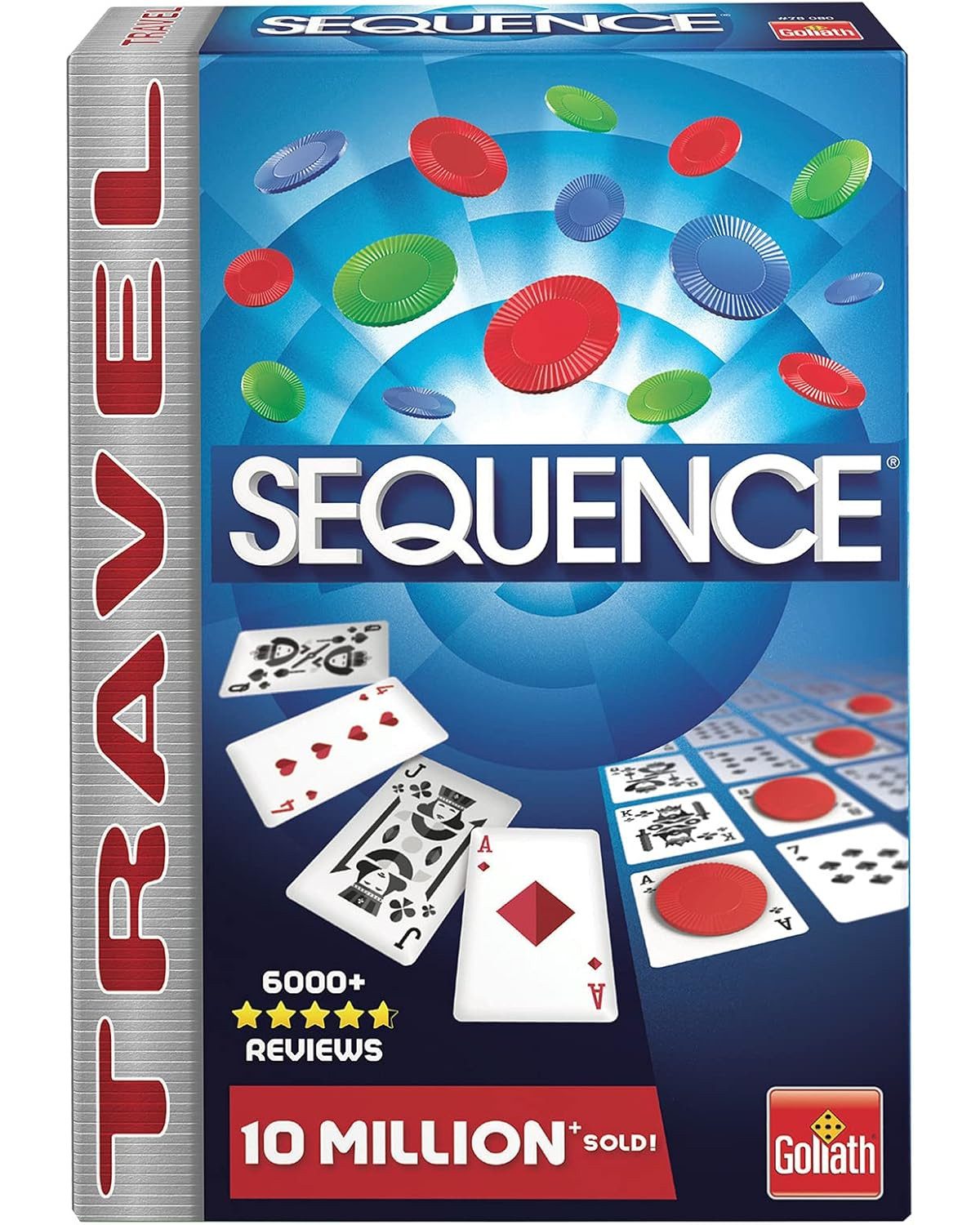 Goliath® Spiel Kartenspiel - Sequence Travel, Ideal für 2 bis 6 Spieler