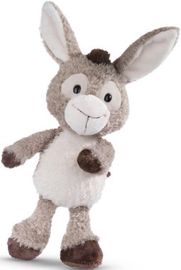 Nici Kuscheltier Farm Friends, Esel Donkeylee, 33 cm, enthält recyceltes Material (Global Recycled Standard)