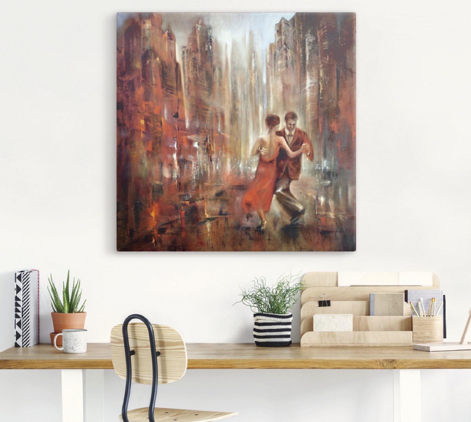 Artland Leinwandbild Tango, Sport (1 St), auf Holzrahmen gespannt