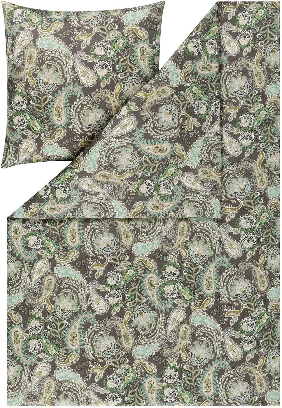 Estella Bettwäsche ESTELLA Mako Interlock Jersey Elisabeth 135/200 oliv