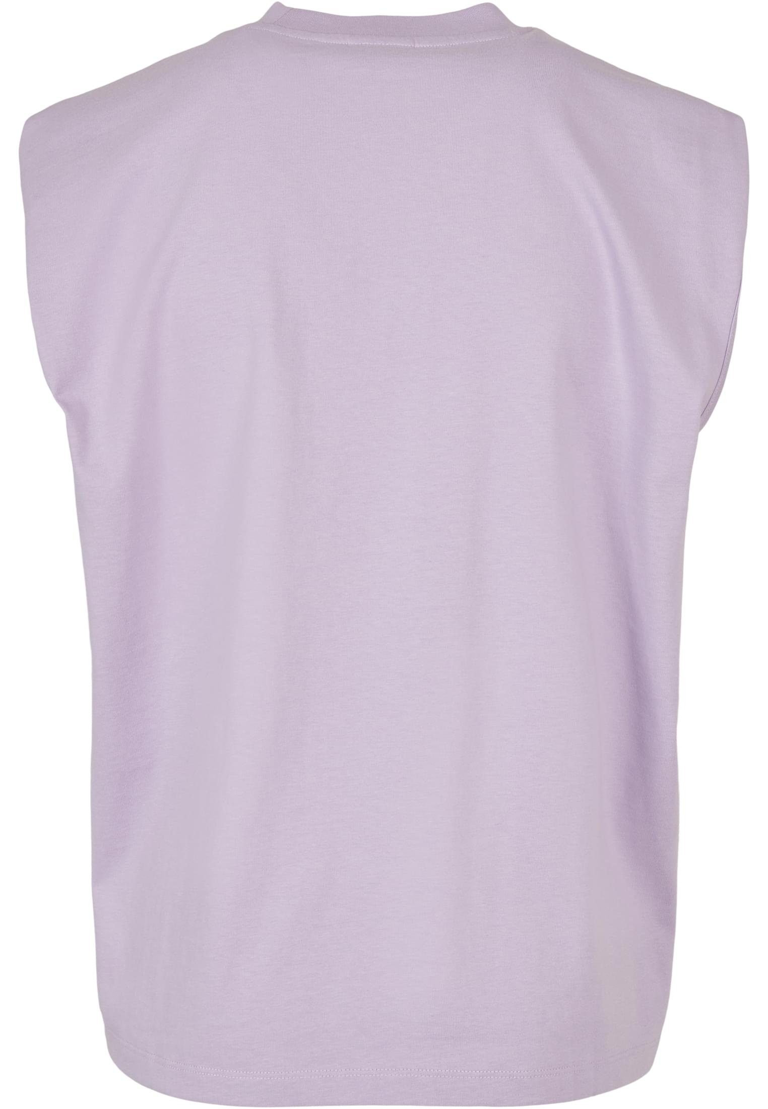 CLASSICS Organic Damen Heavy (1-tlg) Tank Top T-Shirt Ladies lilac Padded URBAN Shoulder