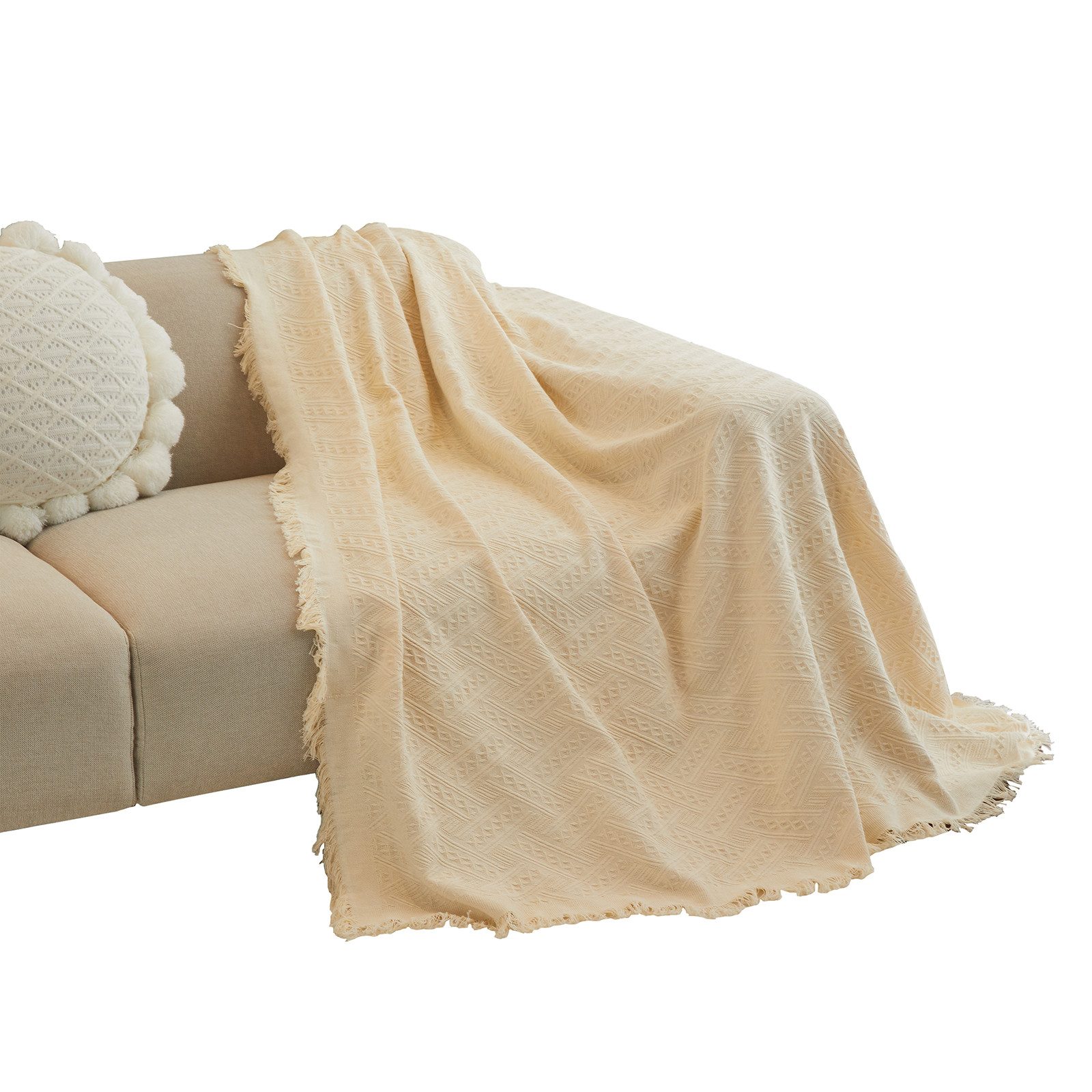 BTTO V&G Sofahusse Gestrickte Sofadecke, Sesseldecke günstig online kaufen