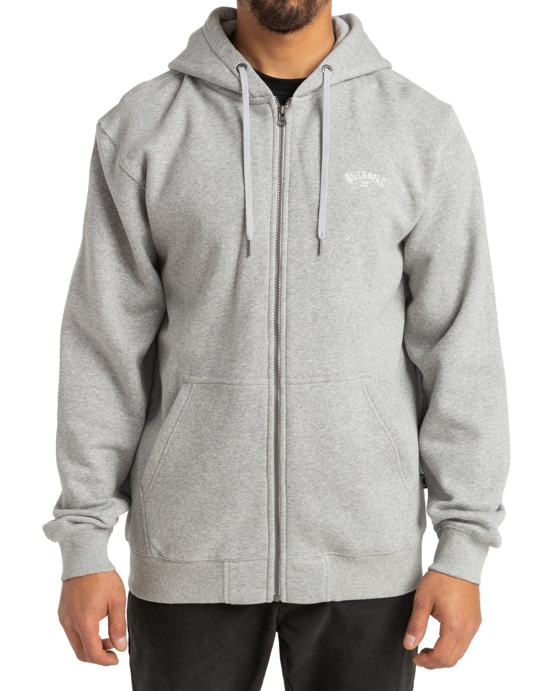 Billabong Grey Heather Arch Kapuzensweatjacke