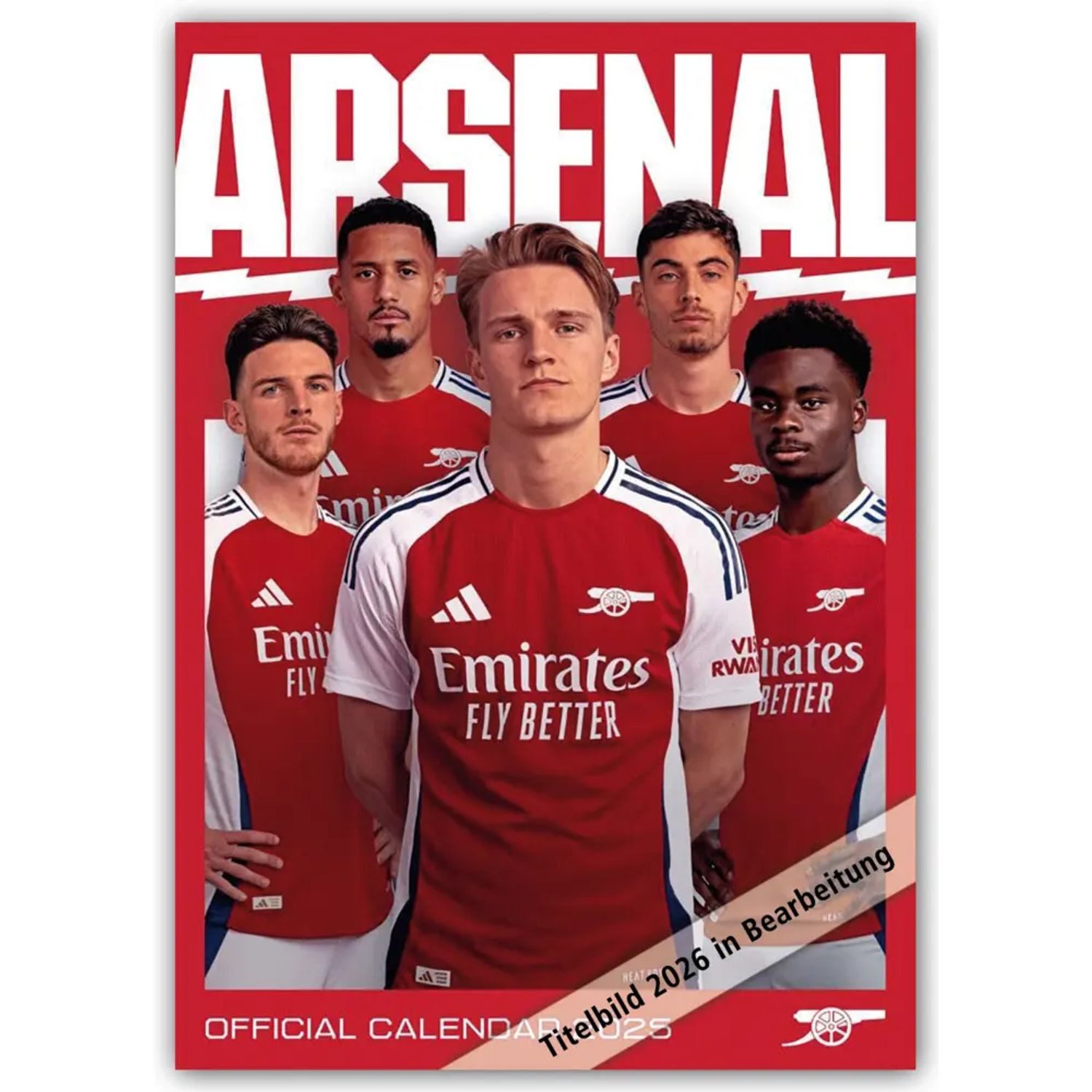 Wandkalender Arsenal London FC 2026 - A3-Posterkalender