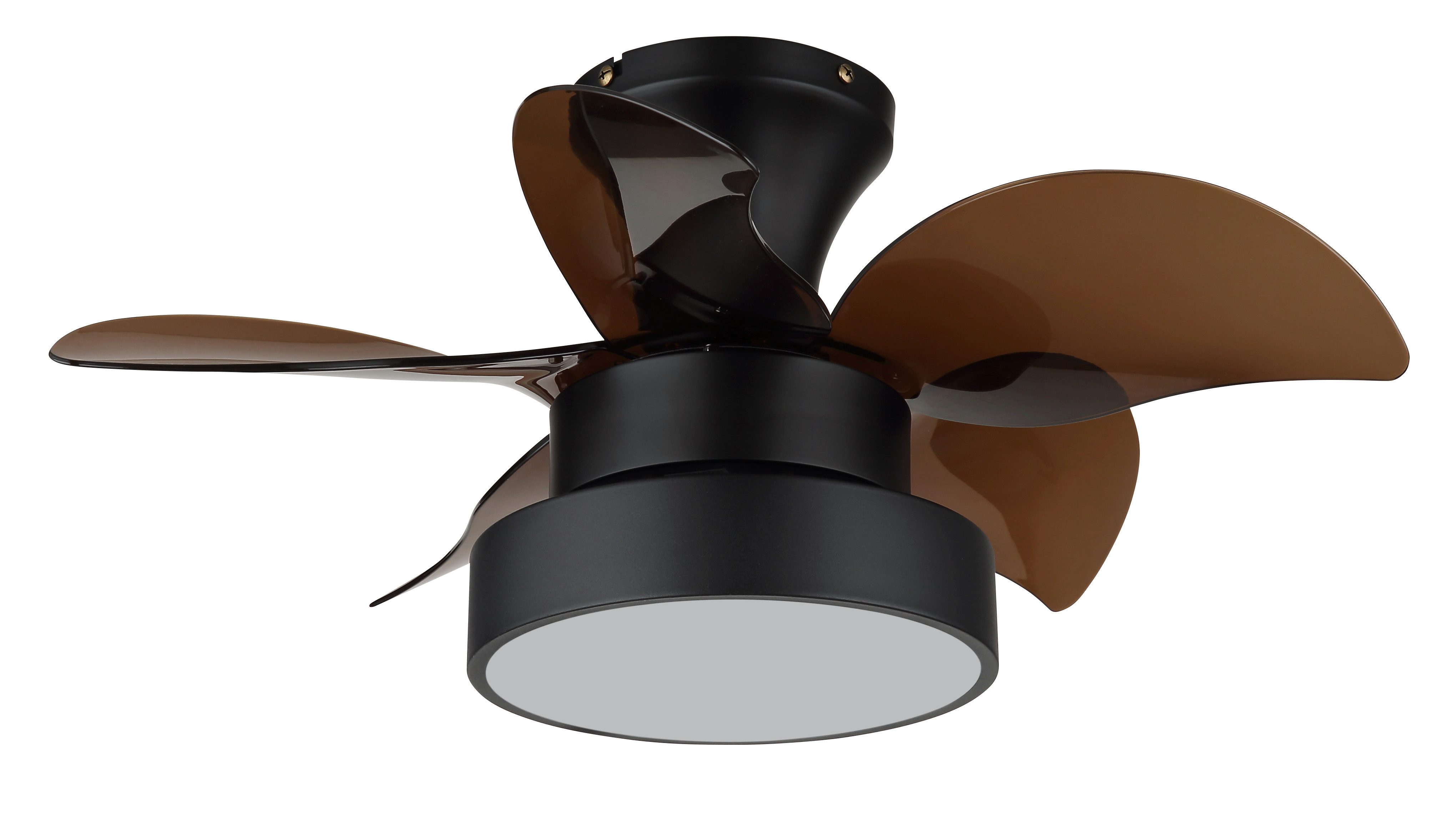 GLOBO LIGHTING Deckenleuchte KARI, Memoryfunktion, Timerfunktion, Ventilatorfunktion, LED fest integriert, warmweiß - kaltweiß, Ventilator kühlen-heizen holzoptik braun CCT 3000/4500/6000K elegant