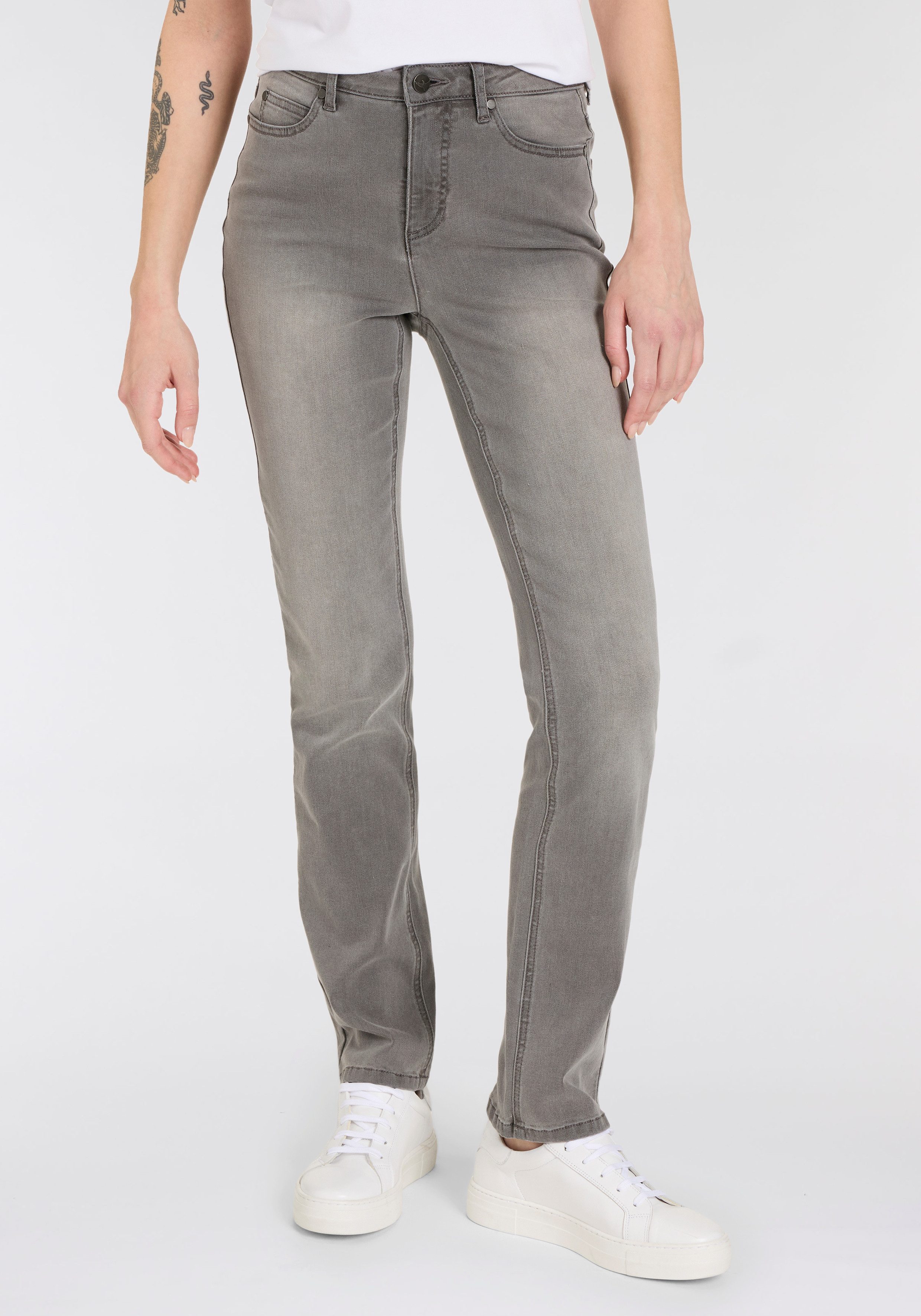 Arizona Gerade Jeans Ultra-Stretch normale Passform, günstig online kaufen