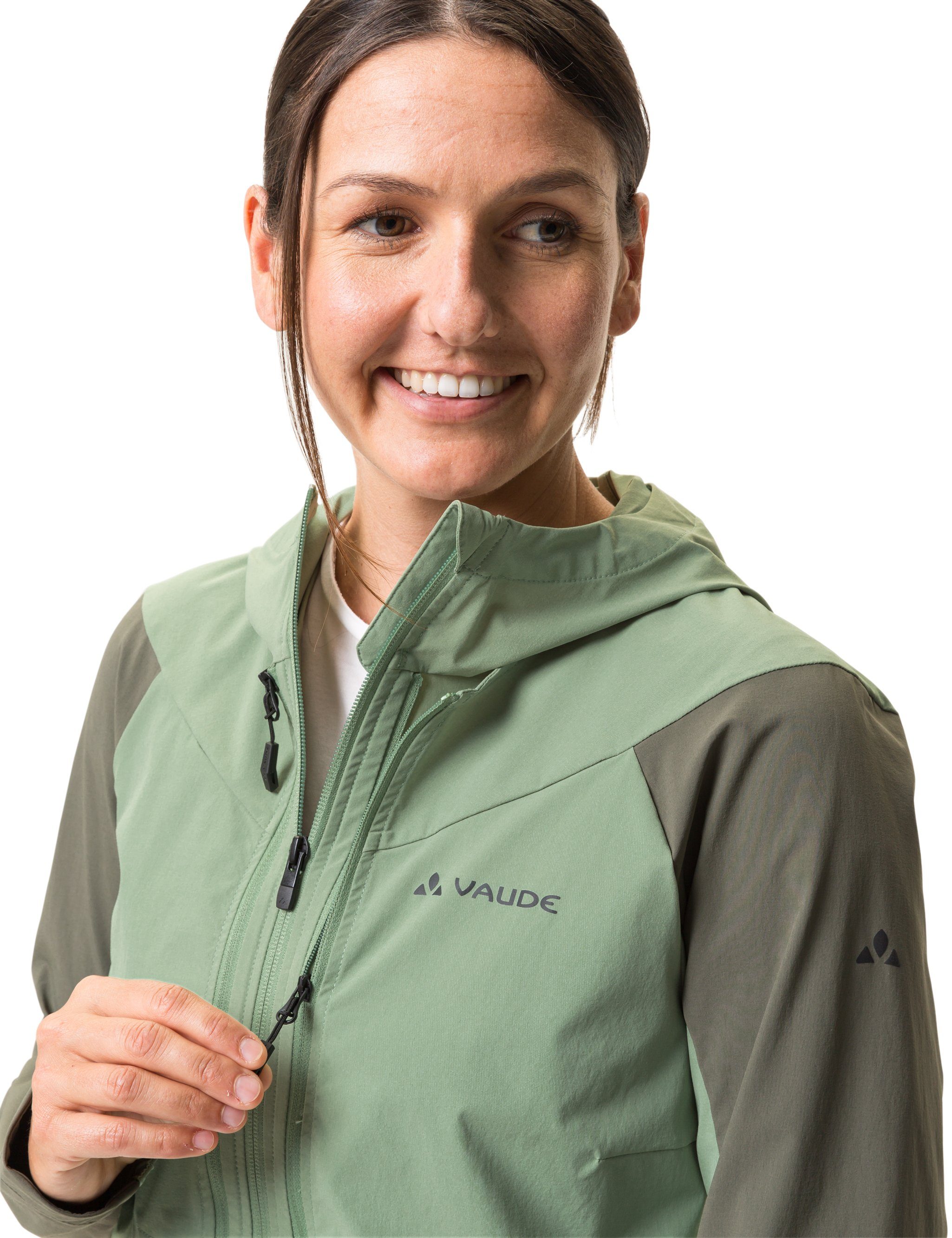 Outdoorjacke VAUDE kompensiert willow Moab (1-St) Jacket green Women's Klimaneutral ZO