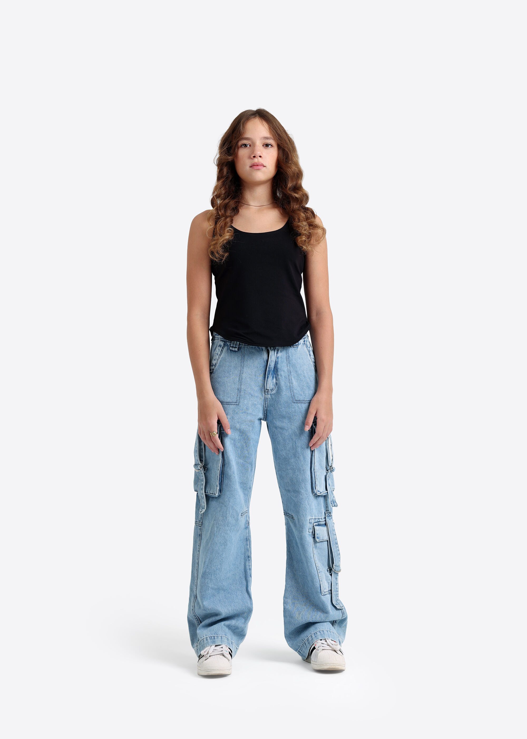 Solang Regular-fit-Jeans mit Cargo-Details