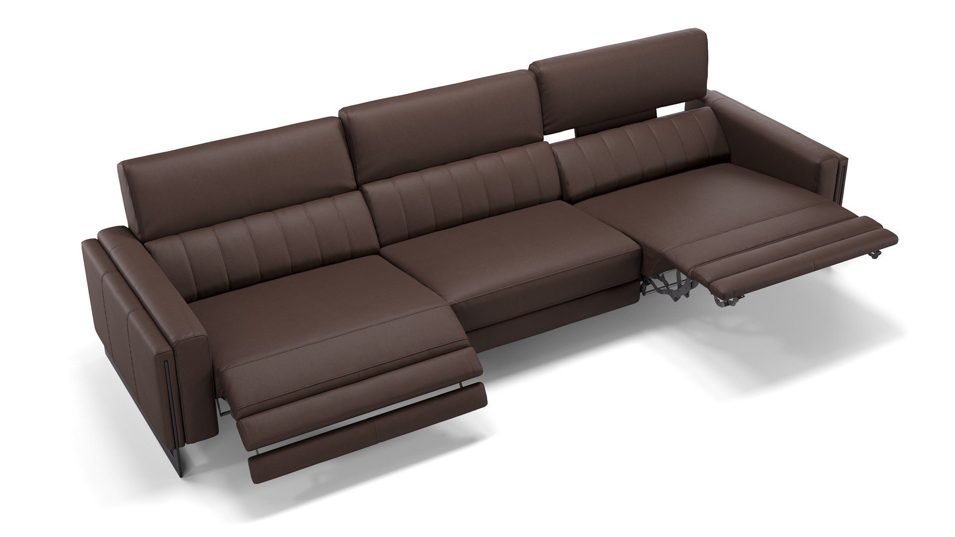 Sofanella 3-Sitzer Leder MARA, Relaxcouch, Designersofa, Designer Sofa, 3er Couch, Sofagarnitur