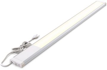 B.K.Licht LED Lichtleiste, LED fest integriert, Warmweiß, LED Unterbaulampe Lichtleiste Küchen-Lampe Beleuchtung inkl. 10W