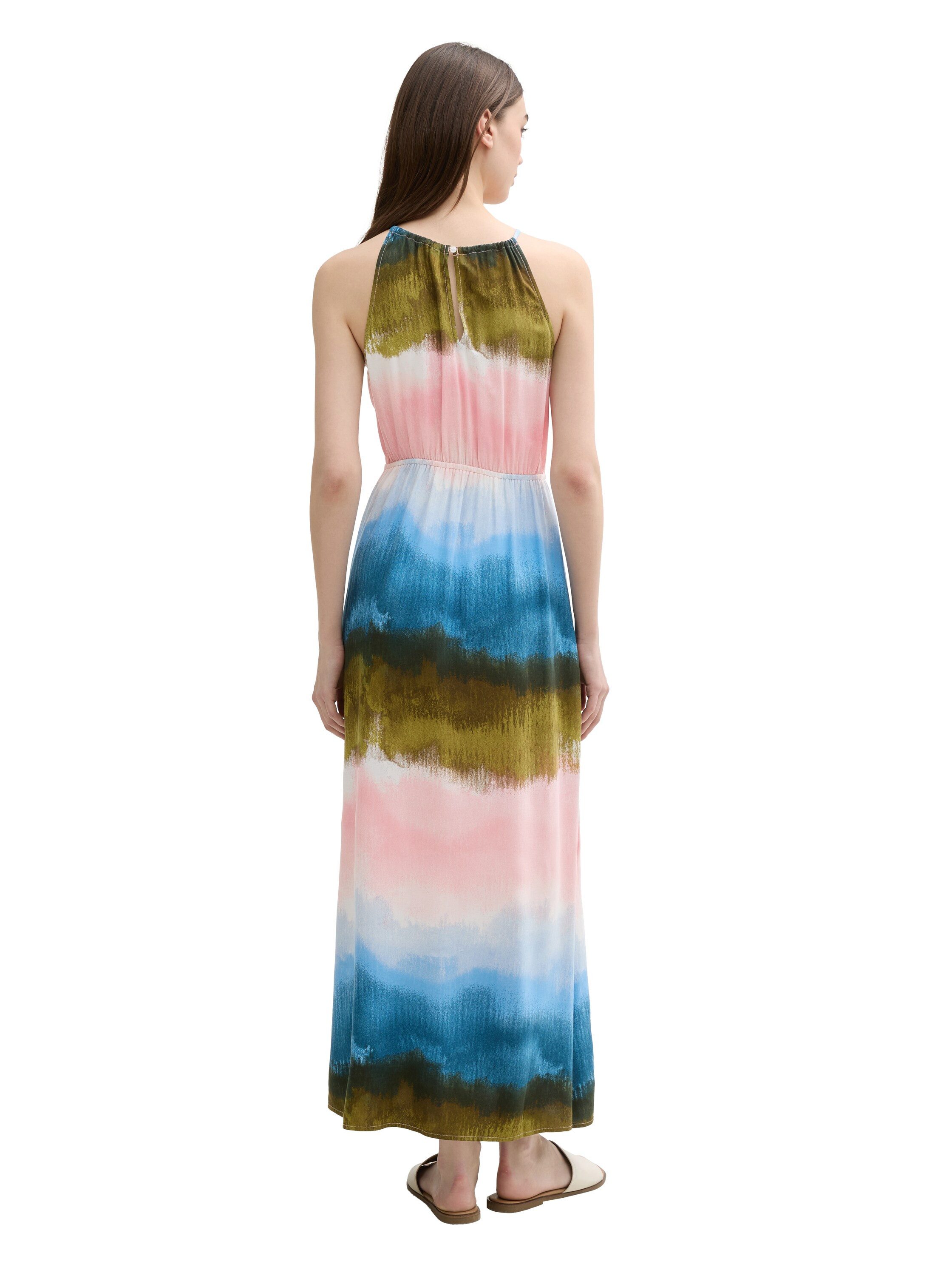 TOM TAILOR Denim Neckholderkleid Sommerkleid mit Knopfverschluss günstig online kaufen