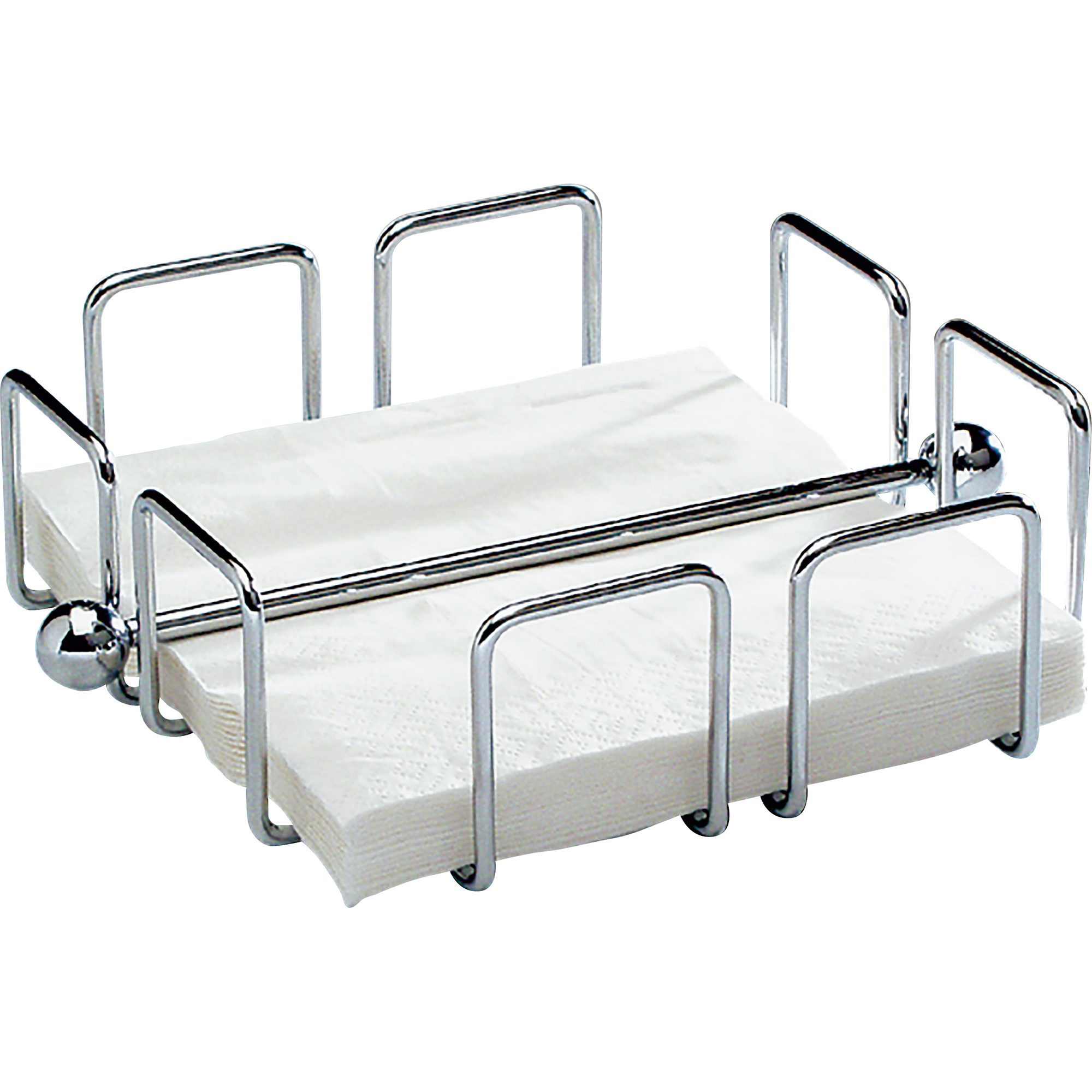 APS Geschirr-Set Serviettenhalter 11763 19x19cm Metall verchromt (2 Stück)