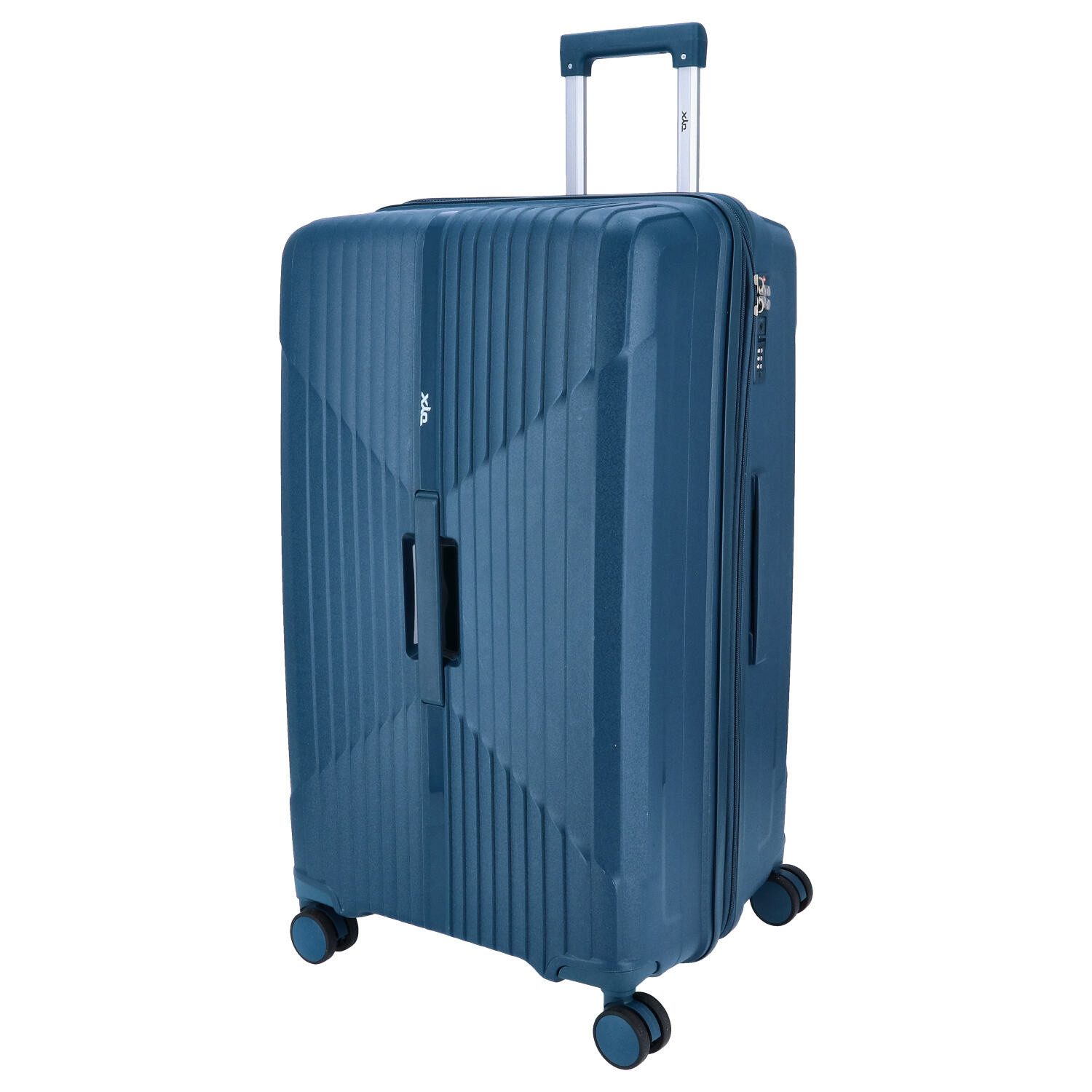 DYX Koffer DYX 4-Rad Trolley L 76 cm New York petrol, 4 Rollen Rollen