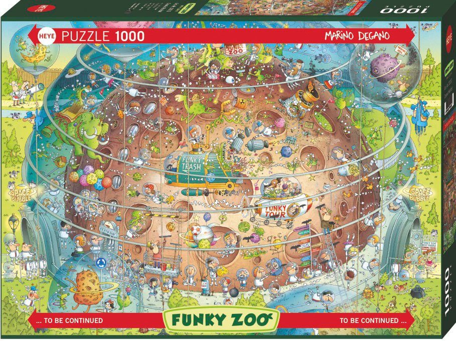 HEYE Puzzle Cosmic Habitat, 1000 Puzzleteile, Made in Germany