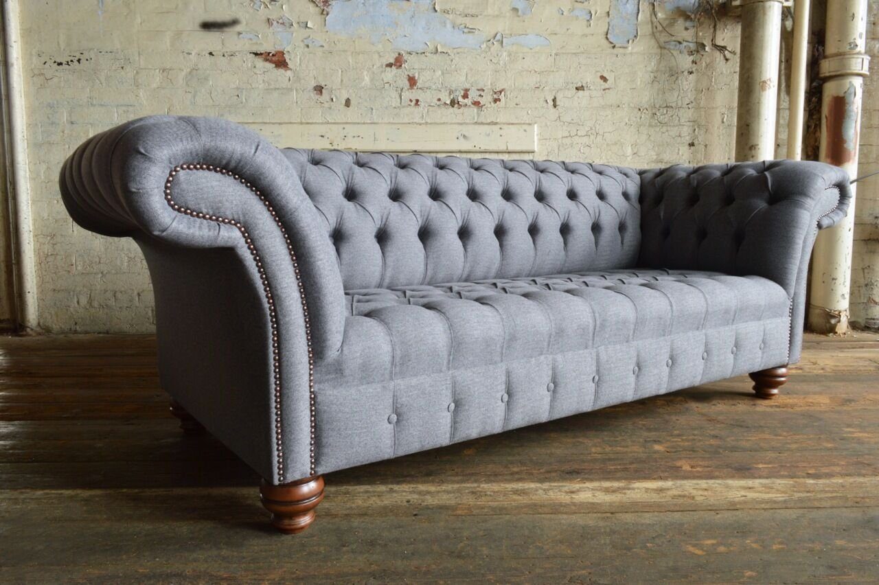 JVmoebel Chesterfield-Sofa, Chesterfield 3 Sitzer Sofa Sofa Design cm Couch 225